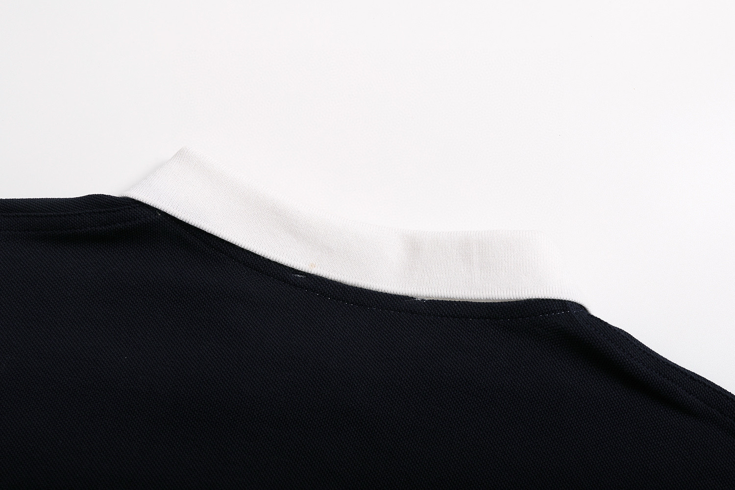 MIU MIU 白领撞色刺绣字母logo POLO衫 短袖 休闲T恤 夏季 蓝色 A5 MJN559-14RW-F0008