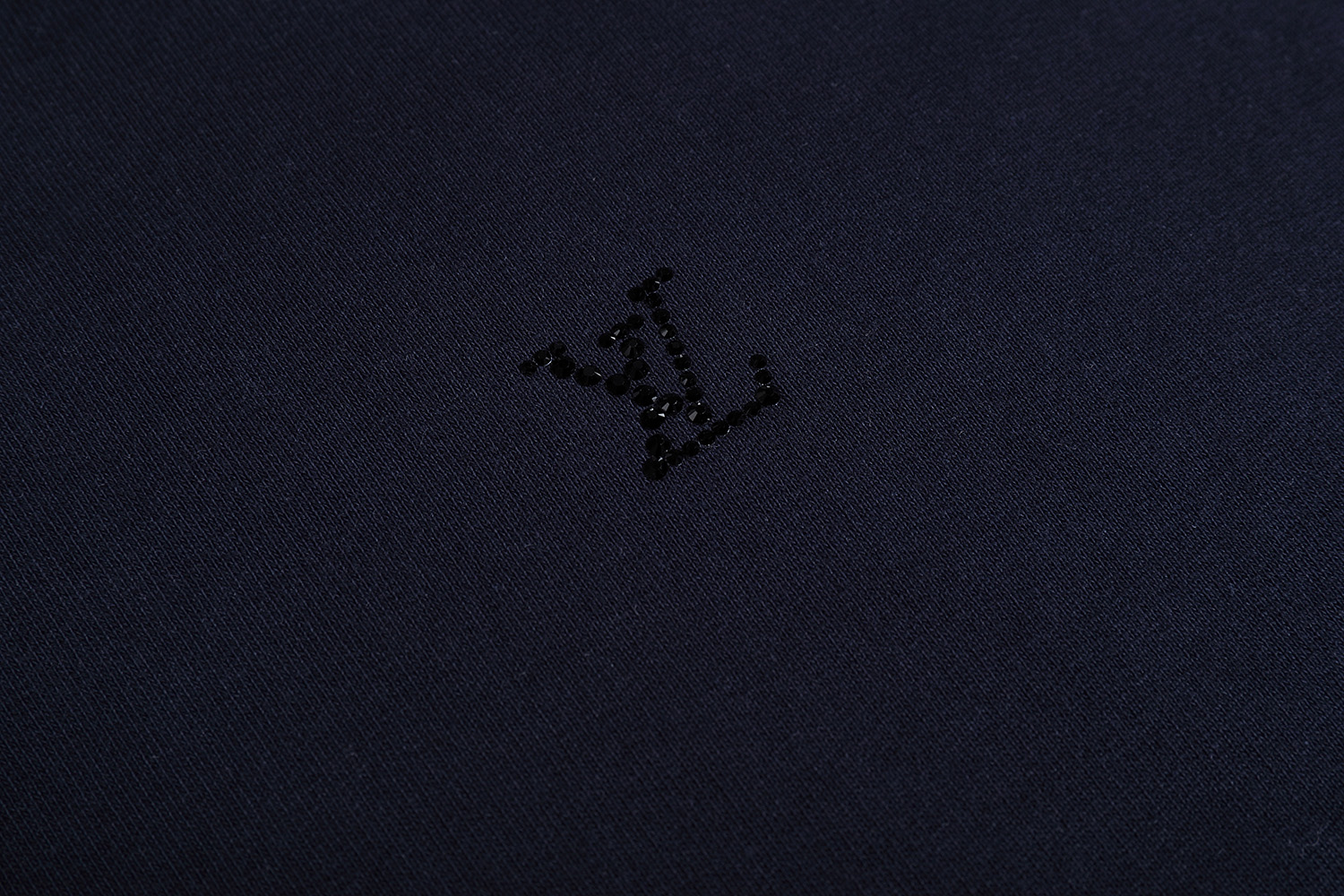 LOUIS VUITTON 路易威登 SS25 Monogram印花烫钻抽绳连帽卫衣 长袖 外套 白色 深蓝色 C0 1AHUGG