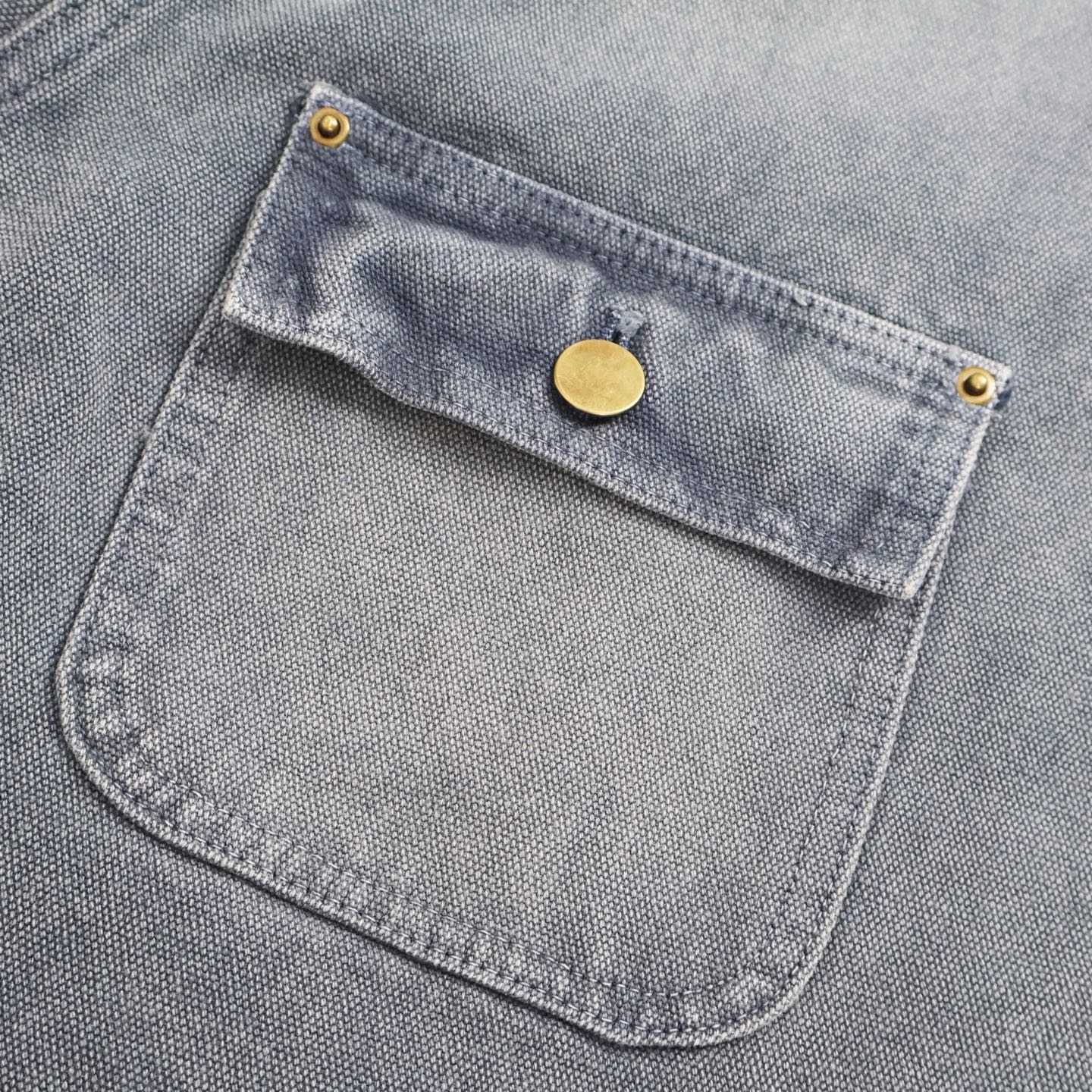 PRADA 普拉达 做旧破洞工装牛仔外套 夹克 长袖 蓝色 B5 GEB289-14W7-F0008-S-OOO