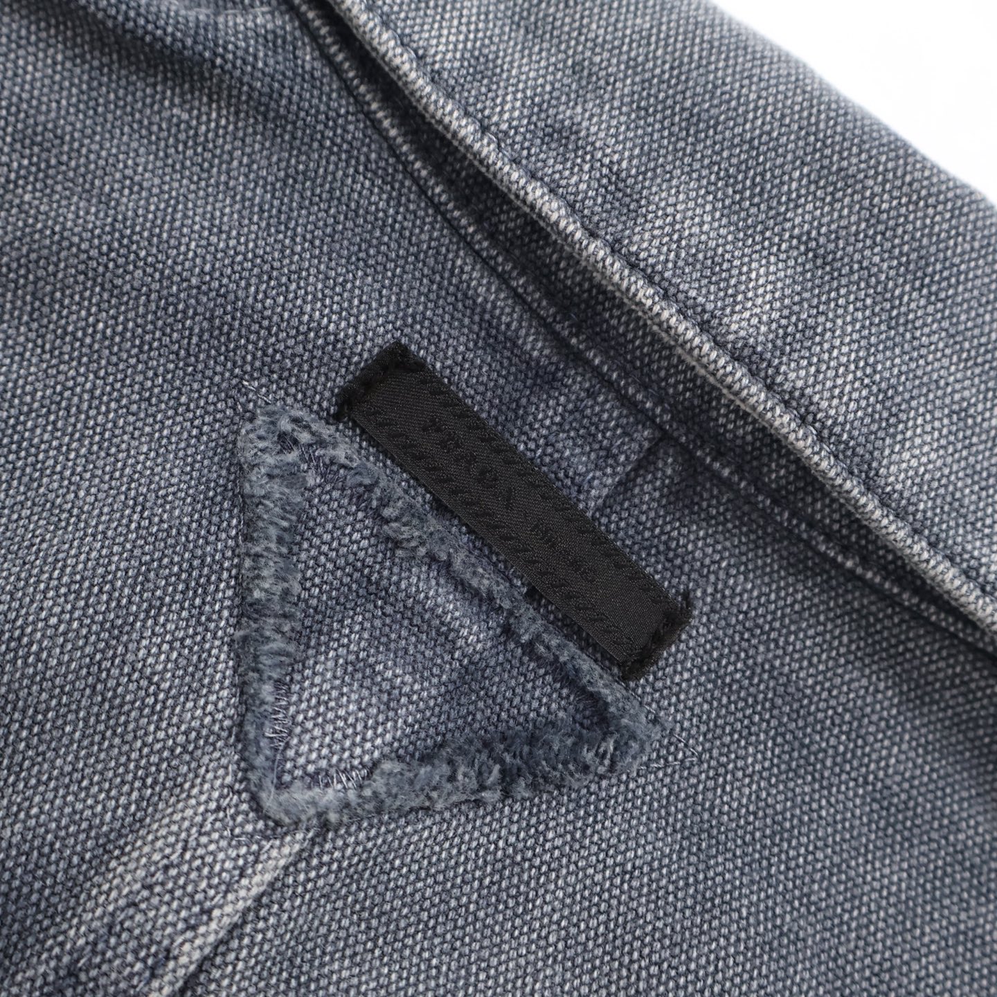 PRADA 普拉达 做旧破洞工装牛仔外套 夹克 长袖 蓝色 B5 GEB289-14W7-F0008-S-OOO