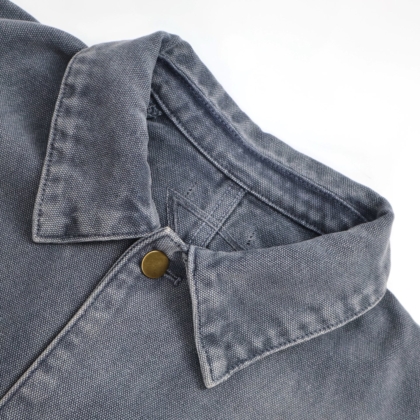 PRADA 普拉达 做旧破洞工装牛仔外套 夹克 长袖 蓝色 B5 GEB289-14W7-F0008-S-OOO