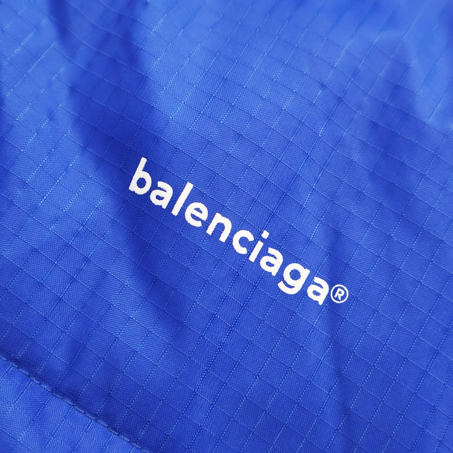 Balenciaga 巴黎世家 字母logo印花母龟背拉链立领羽绒服 外套 夹克 长袖 蓝色 D0