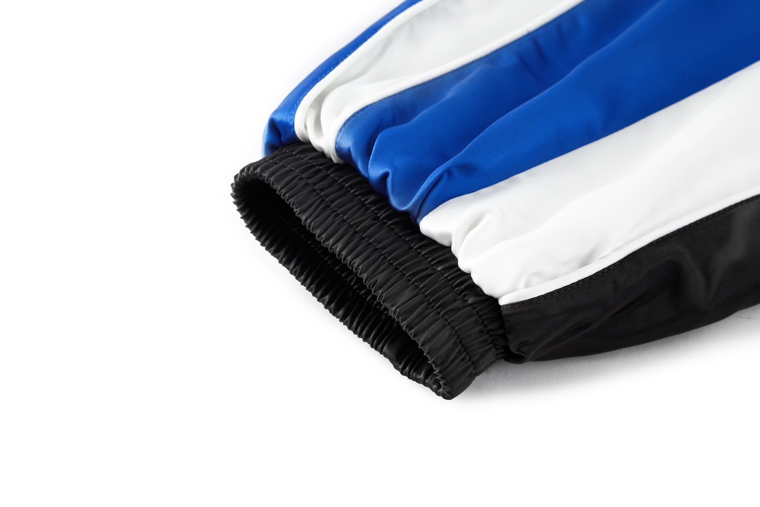 Balenciaga 巴黎世家 拼色醋酸拉链立领外套 夹克 长袖 冲锋衣 黑色 B0 