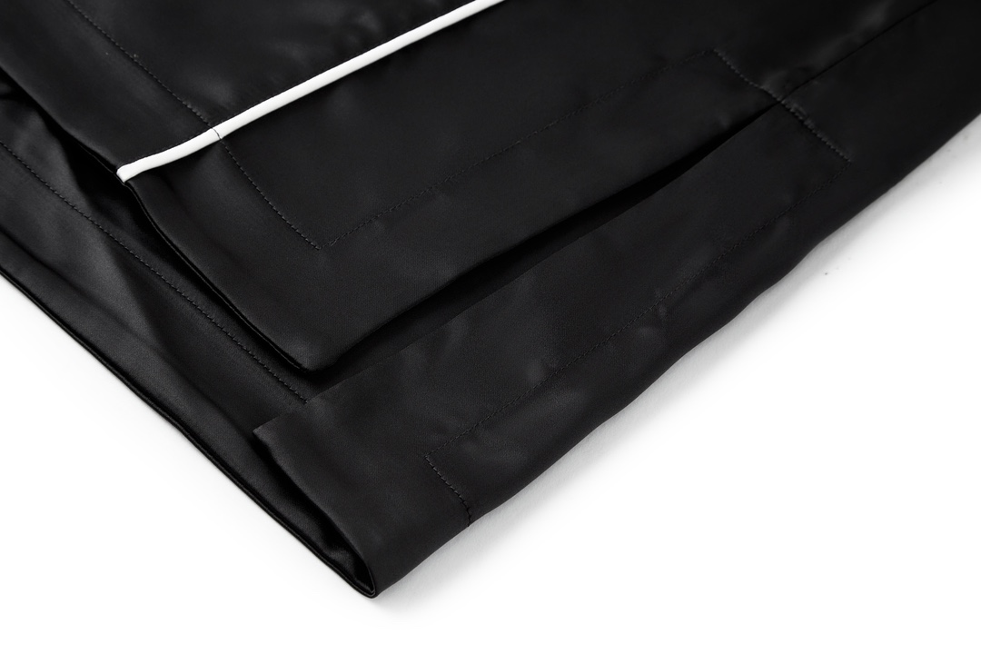 Balenciaga 巴黎世家 拼色醋酸拉链立领外套 夹克 长袖 冲锋衣 黑色 B0 