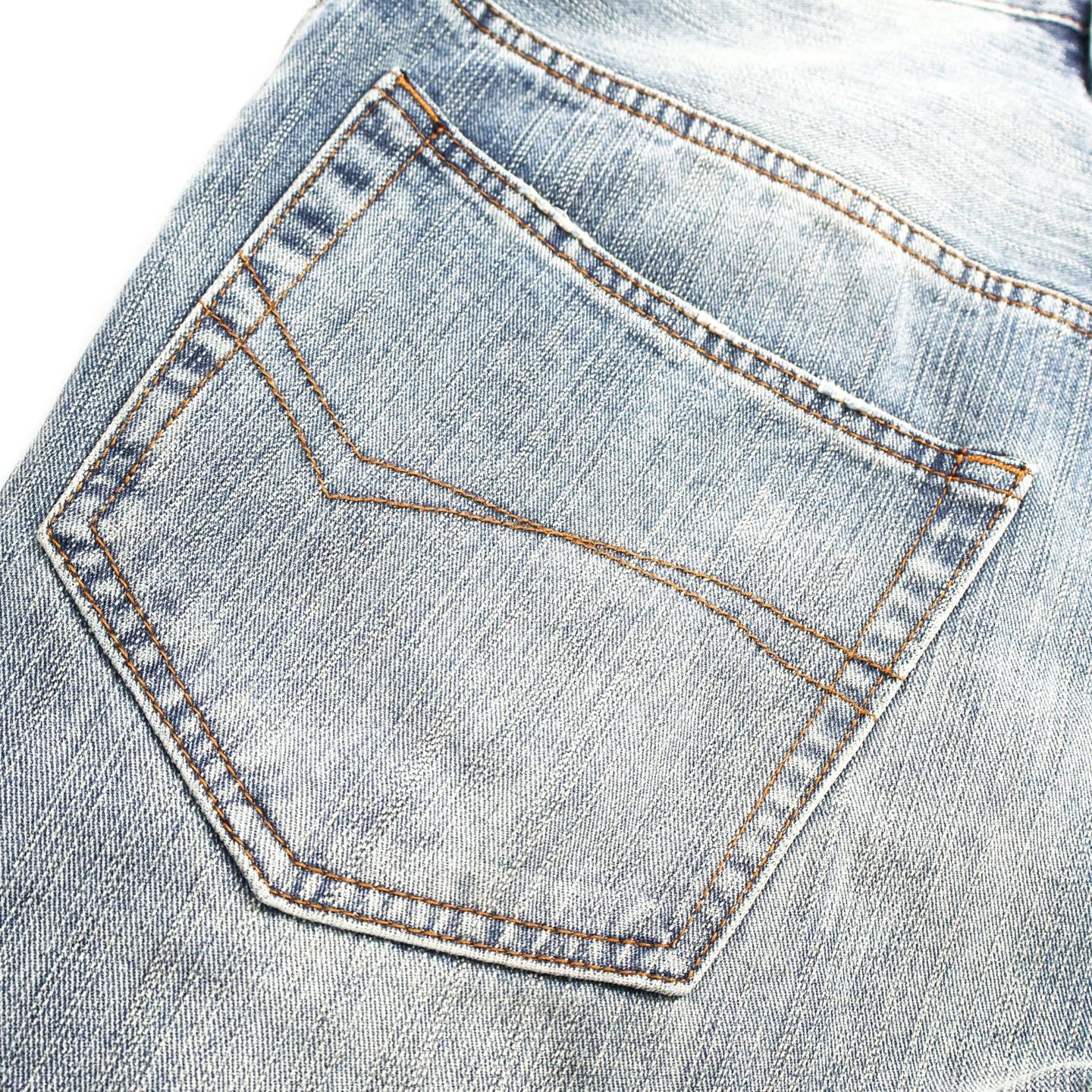 Balenciaga 巴黎世家 红色刺绣字母logo牛仔裤 长裤 裤子 蓝色 B0