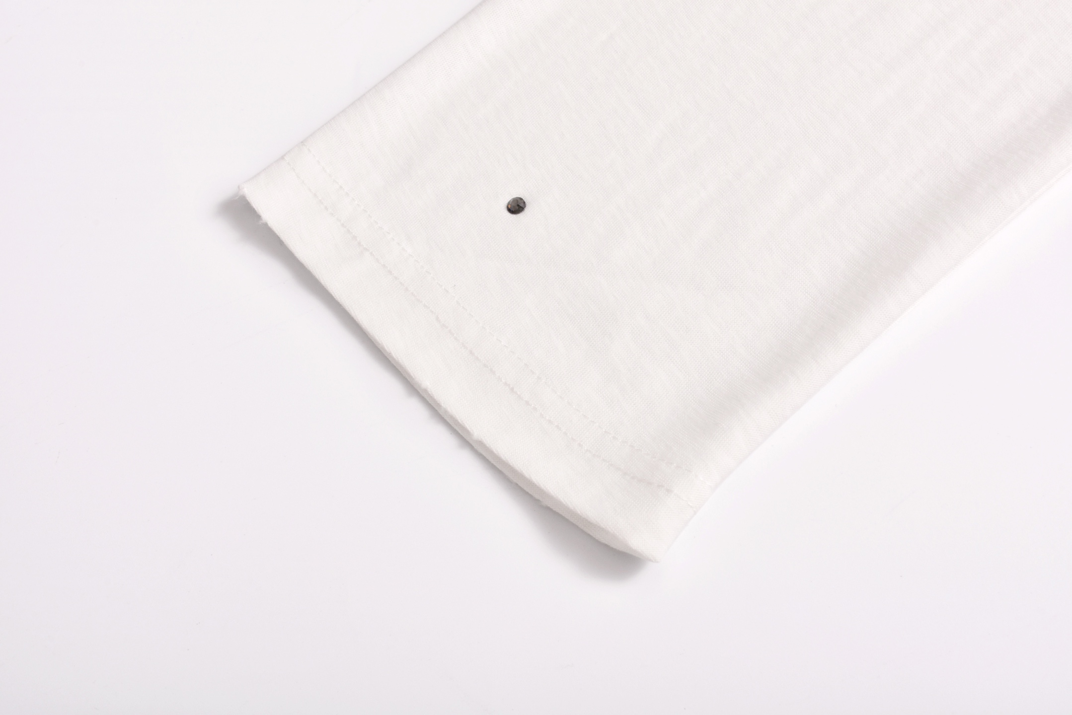 ]Acne Studios 1996 新春限定烫钻字母logo印花做旧T恤 打底衫 长袖 脏白色 A5 CL0343-DC6