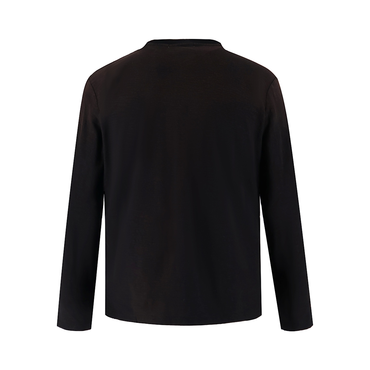 Acne Studios 1996系列字母logo印花做旧T恤 打底衫 长袖 黑色 A5 CL0197-BM0