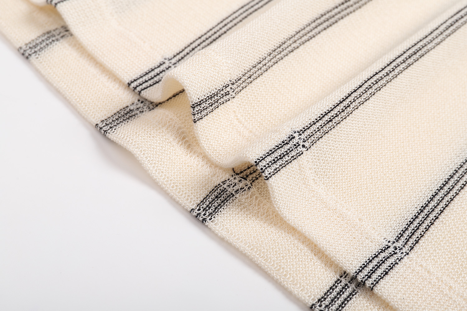 DIOR 迪奥 刺绣字母logo亚麻竖条纹针织短袖 T恤 夏季 B0 593J612A3019-C185