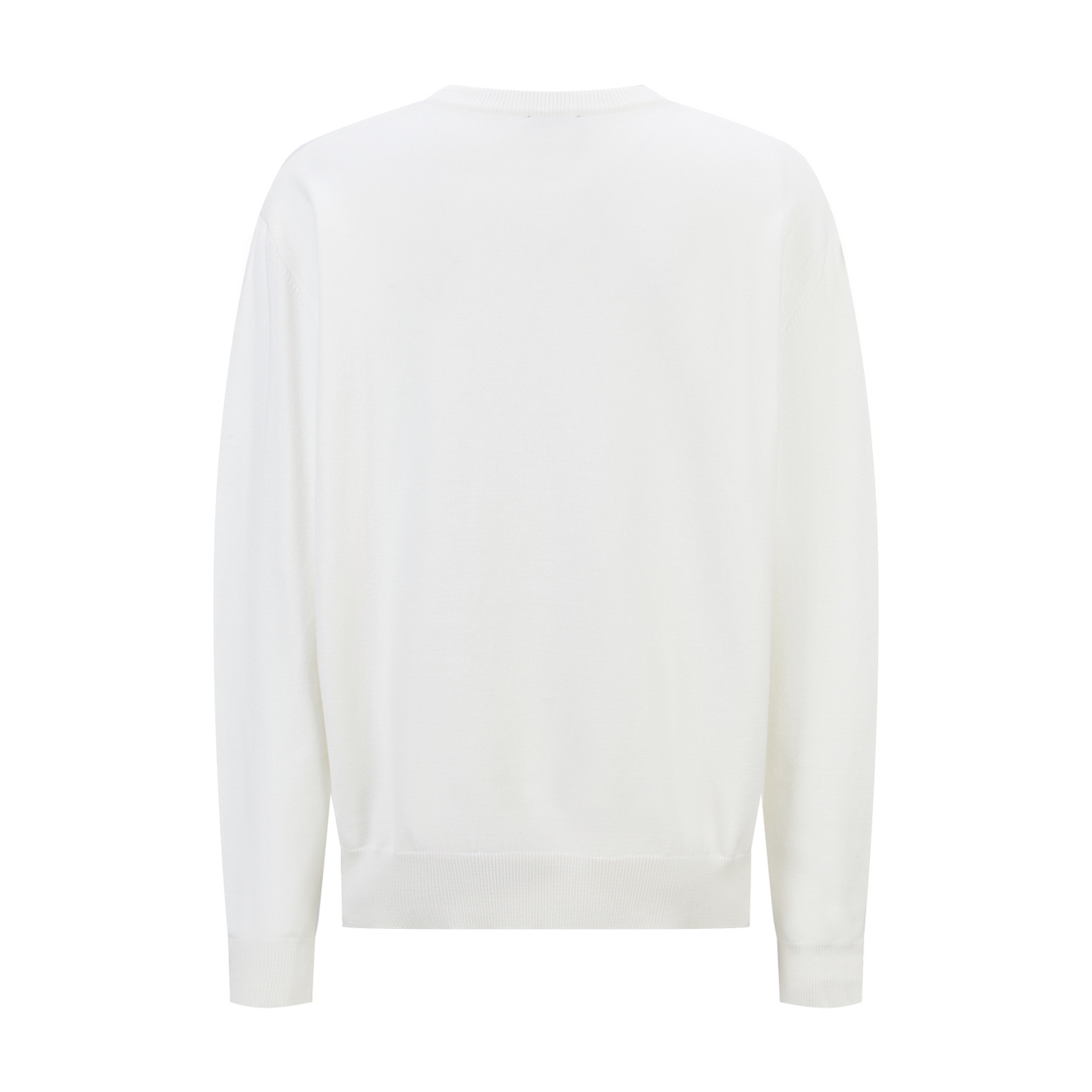 FENDI 芬迪 五金徽标圆领毛衣 针织衫 长袖 黑色 白色 B0 FZX091AU84F0ZNZ