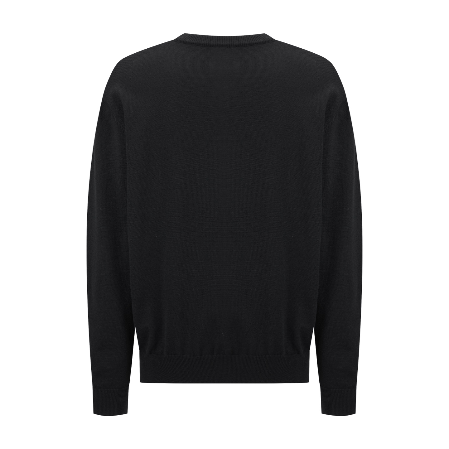 FENDI 芬迪 五金徽标圆领毛衣 针织衫 长袖 黑色 白色 B0 FZX091AU84F0ZNZ