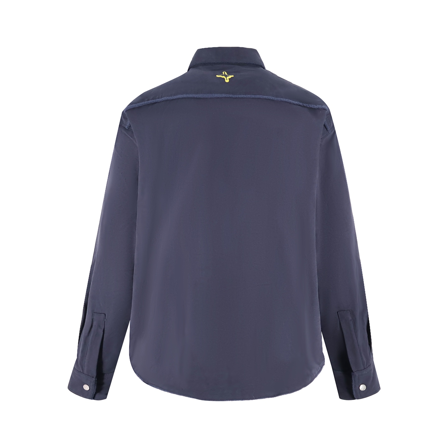 DIOR 迪奥 刺绣字母logo内里抓绒衬衫 外套 长袖 蓝色 B0 513D583AY558-C982