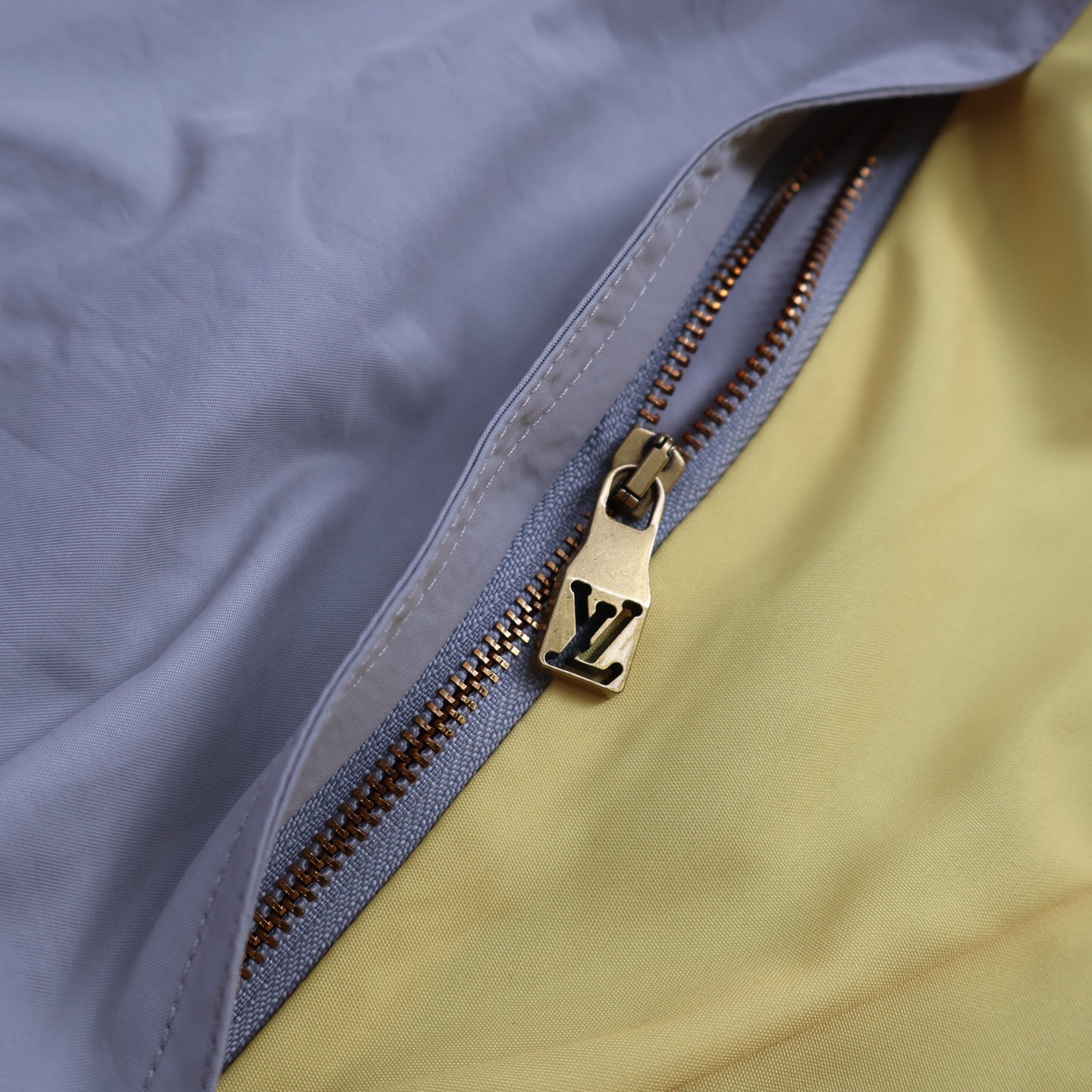 LOUIS VUITTON 路易威登 拼色拉链立领夹克 长袖 外套 灰色 C0 1AHV37