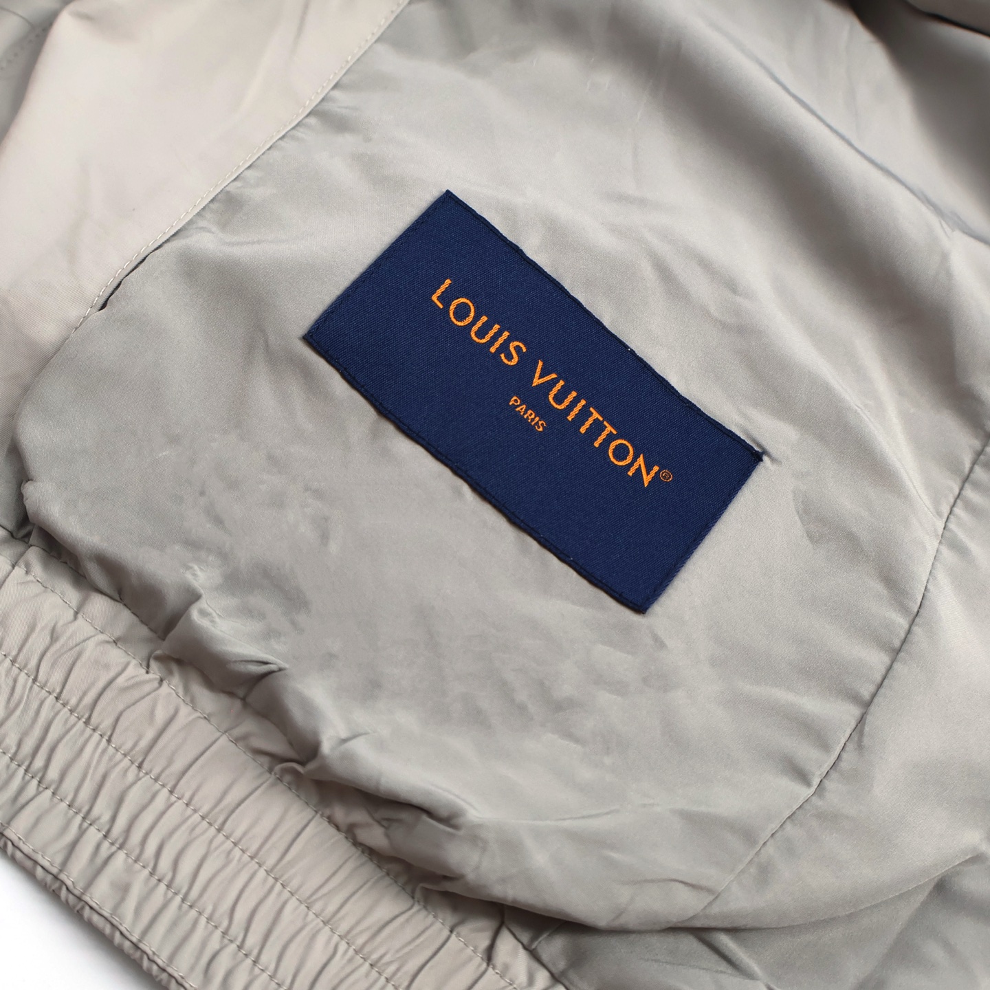 LOUIS VUITTON 路易威登 拼色拉链立领夹克 长袖 外套 灰色 C0 1AHV37