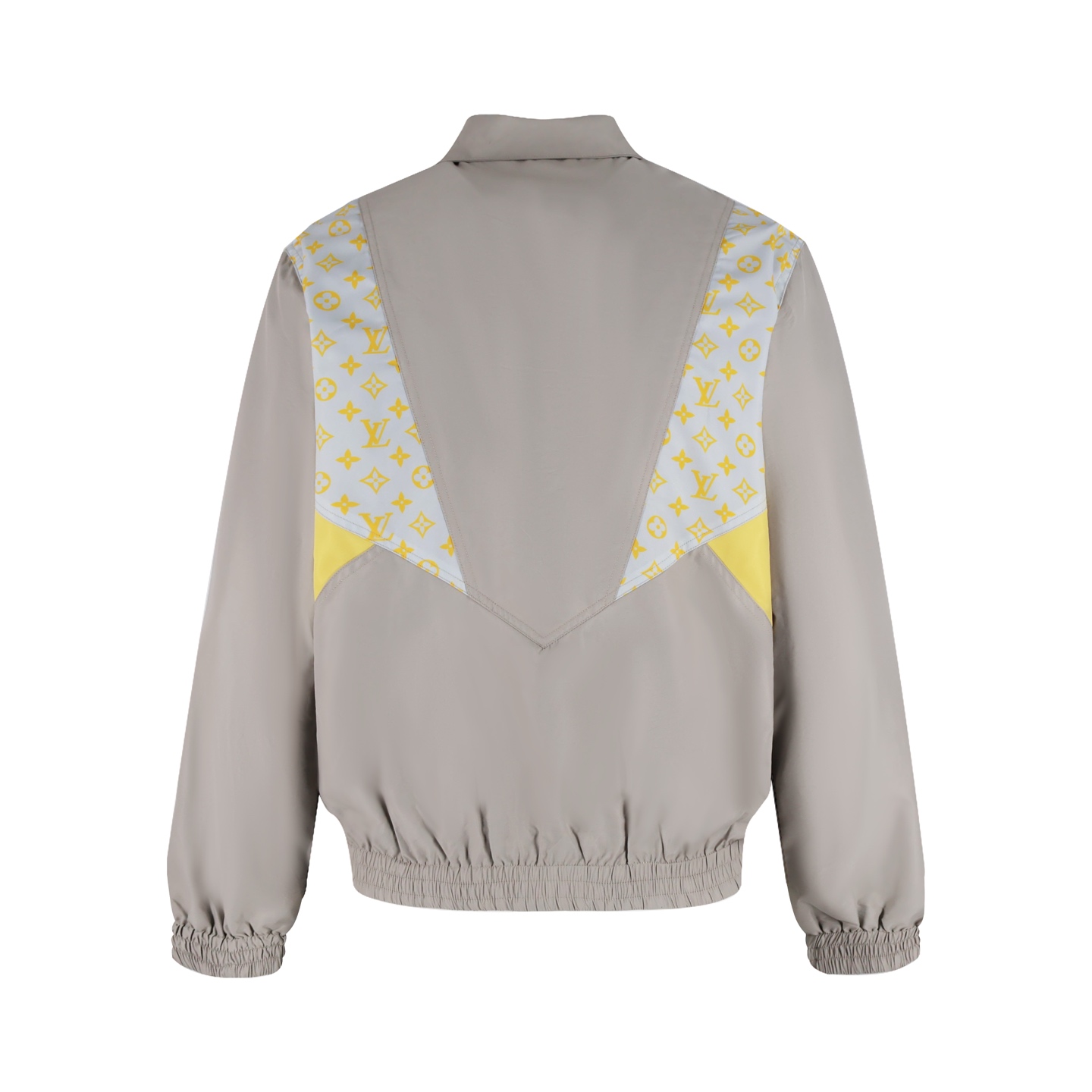 LOUIS VUITTON 路易威登 拼色拉链立领夹克 长袖 外套 灰色 C0 1AHV37