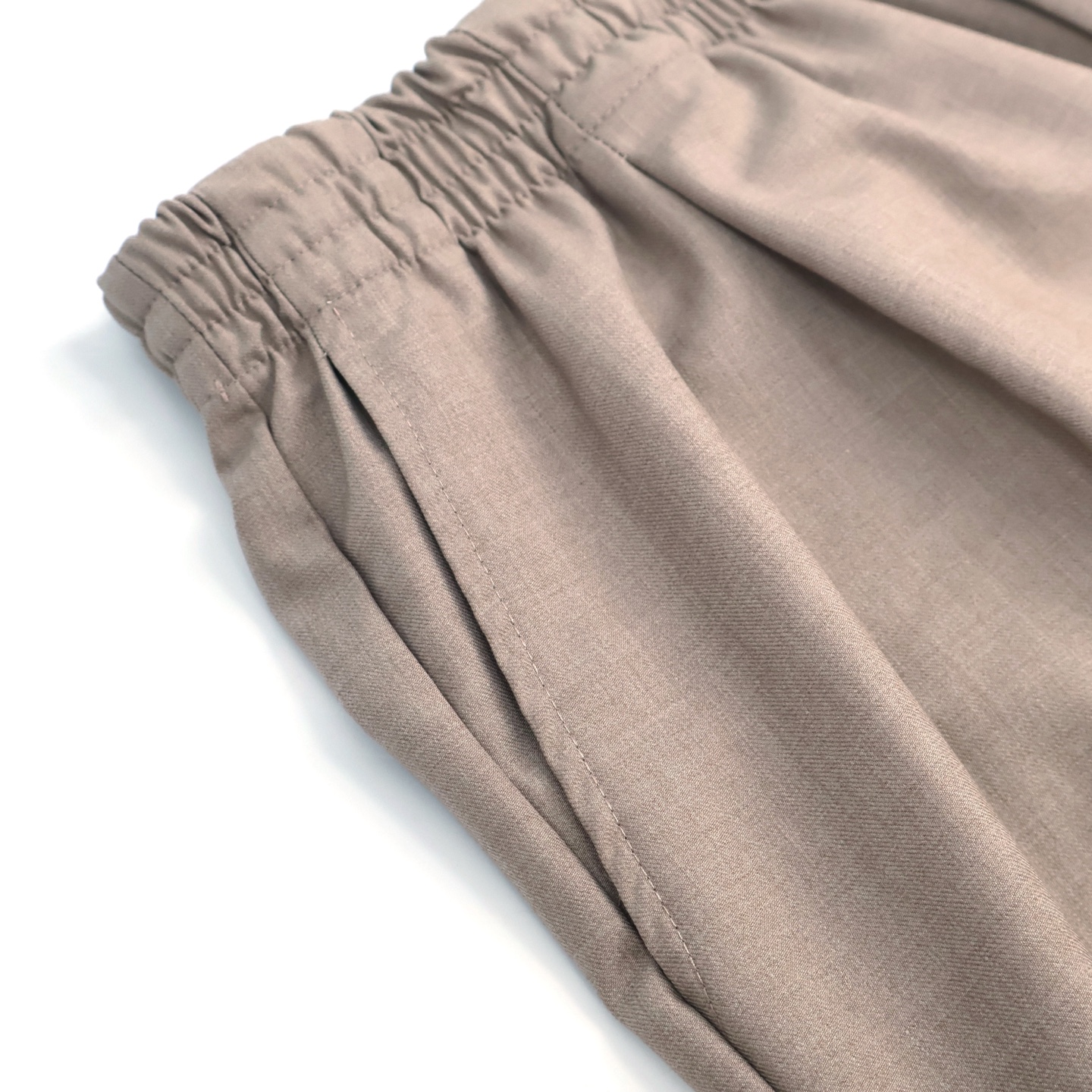 LOUIS VUITTON  路易威登 LV 纯色羊毛直筒西裤 裤子 长裤 卡其色 B0 1AHVRH