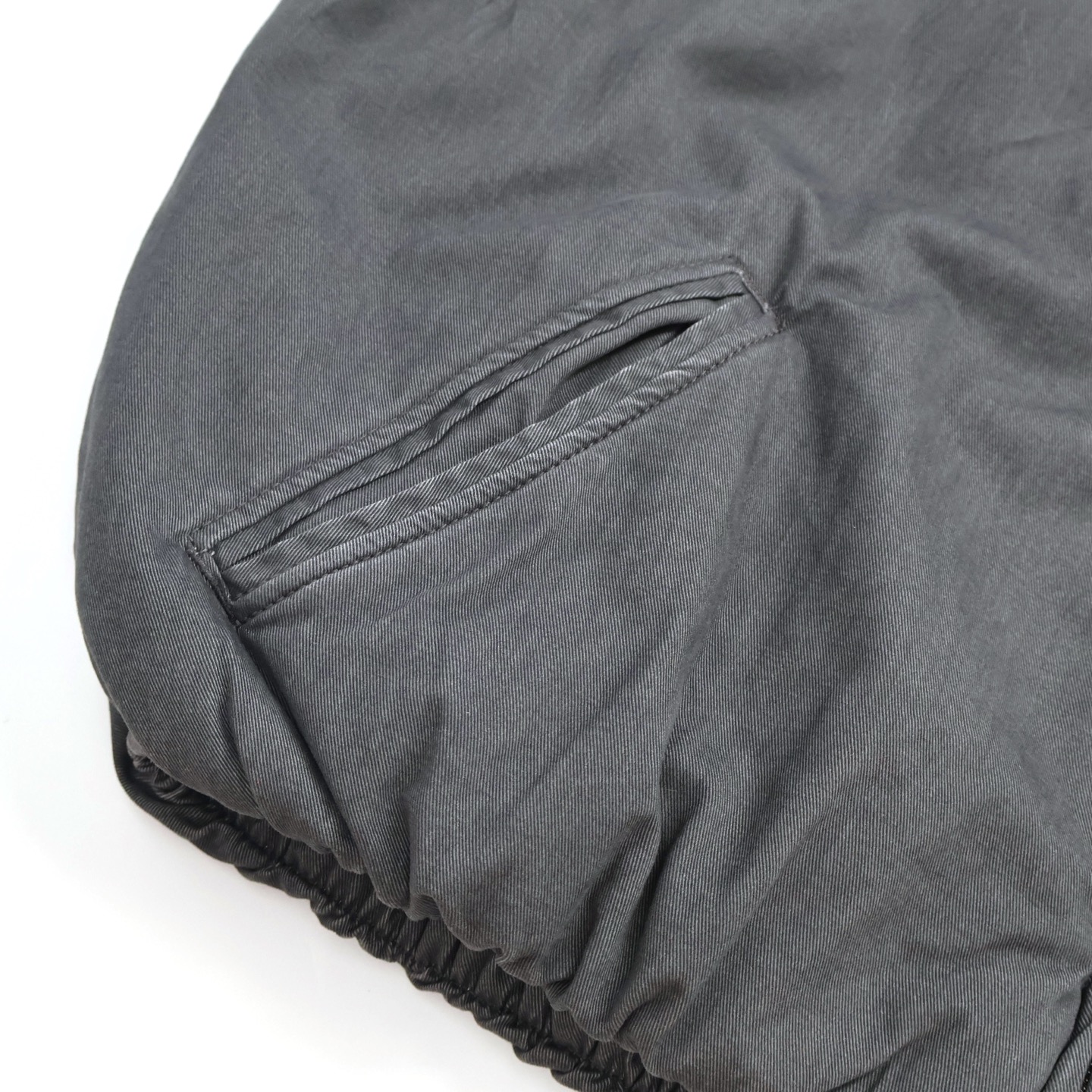 Acne Studios 水洗巴恩风皮领徽标拉链棉服 夹克 外套 长袖 灰色 C0 A90638-AA2