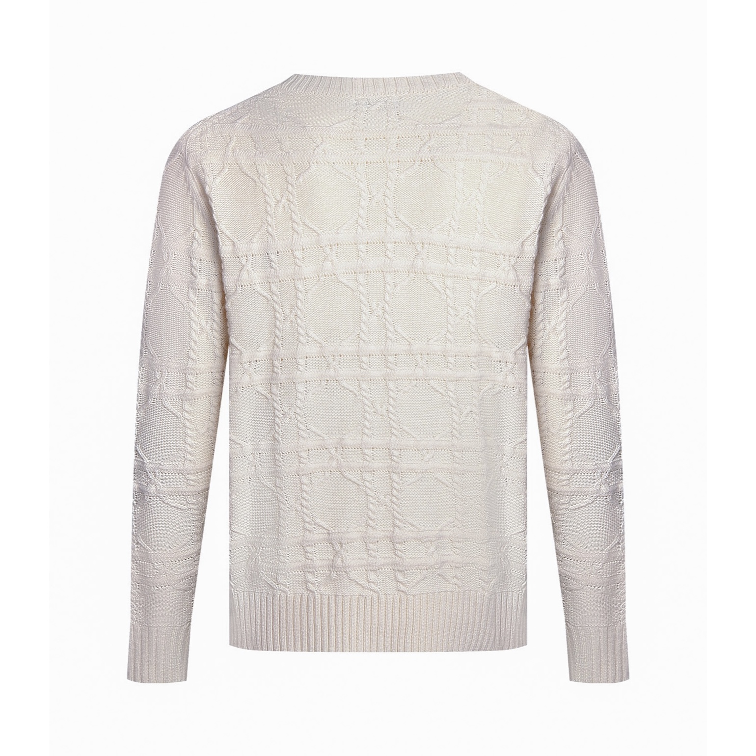 DIOR 迪奥 纯色菱格纹羊绒针织衫 毛衣 秋冬 长袖 米色 黑色 灰色 513M627AT73-8C120