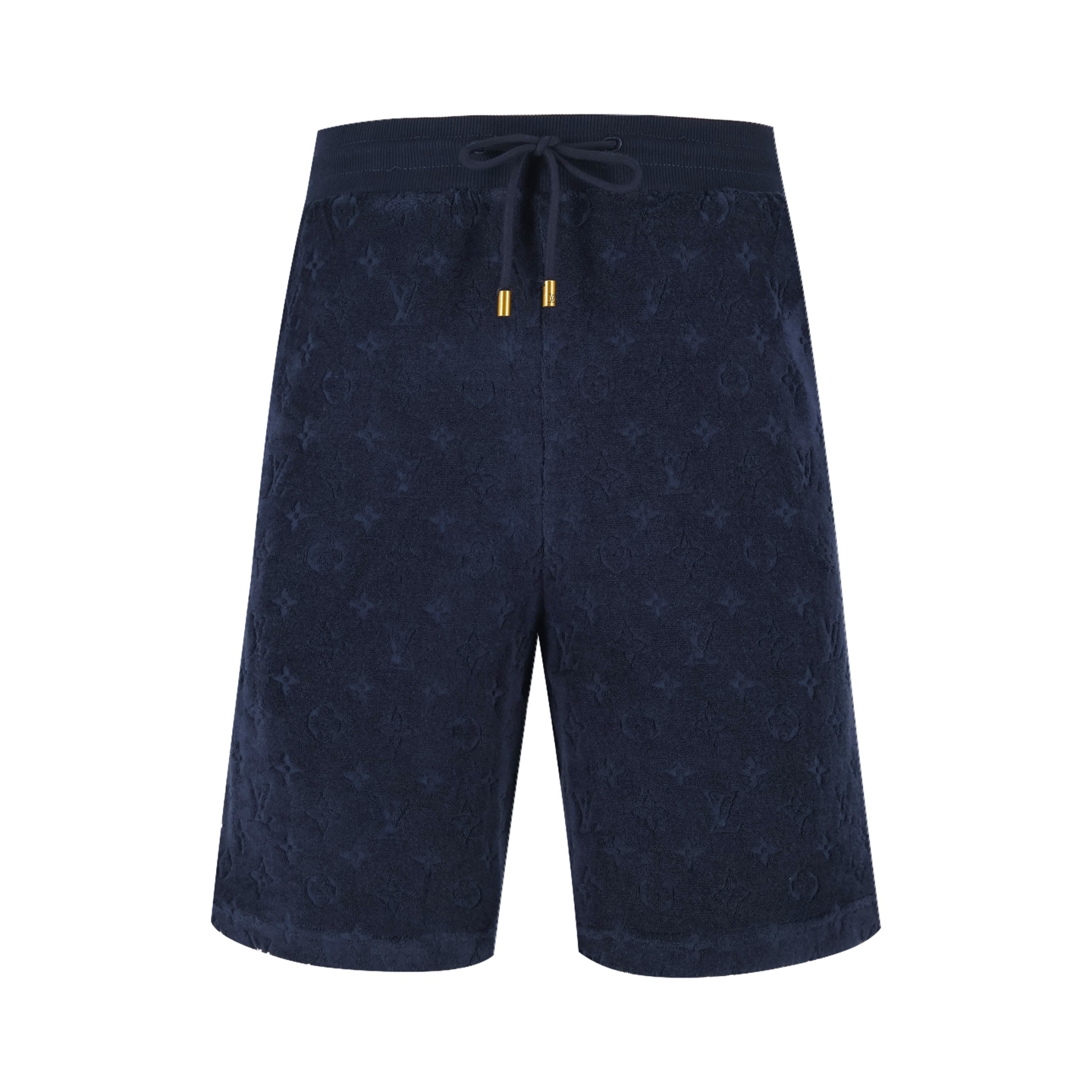 LOUIS VUITTON 路易威登 LV 毛巾棉字母压花 短裤 休闲裤 裤子 五分裤 蓝色 A5 1AHUX6