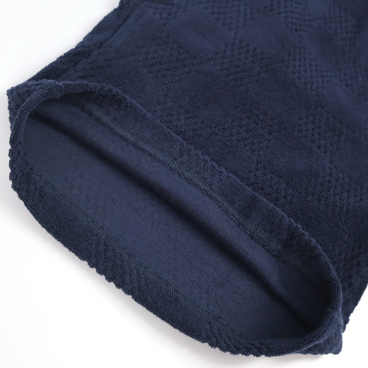 LOUIS VUITTON 路易威登 LV 毛巾棋盘格 短裤 休闲裤 裤子 五分裤 蓝色 A5 1AGIM7