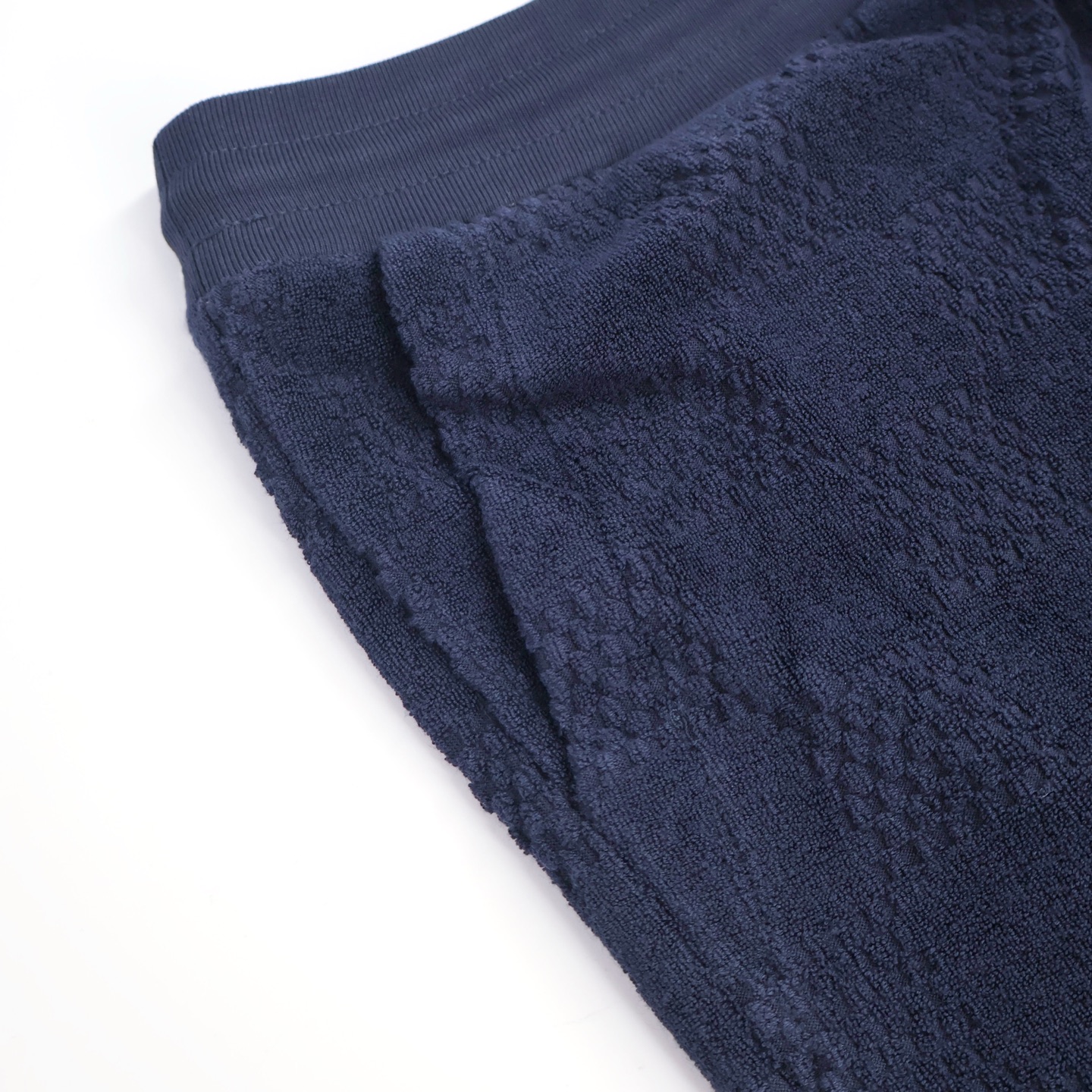 LOUIS VUITTON 路易威登 LV 毛巾棋盘格 短裤 休闲裤 裤子 五分裤 蓝色 A5 1AGIM7