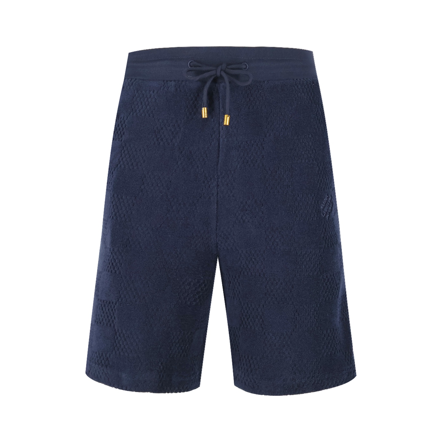 LOUIS VUITTON 路易威登 LV 毛巾棋盘格 短裤 休闲裤 裤子 五分裤 蓝色 A5 1AGIM7