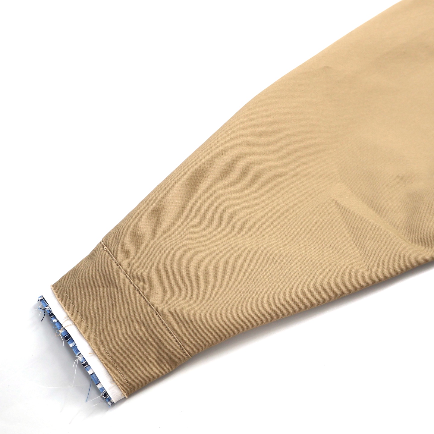 MIU MIU 缪缪 logo徽标可拆卸格纹领子拉链飞行员夹克 外套 长袖 B5 ML1216-1UPX-F0065-S-OOO