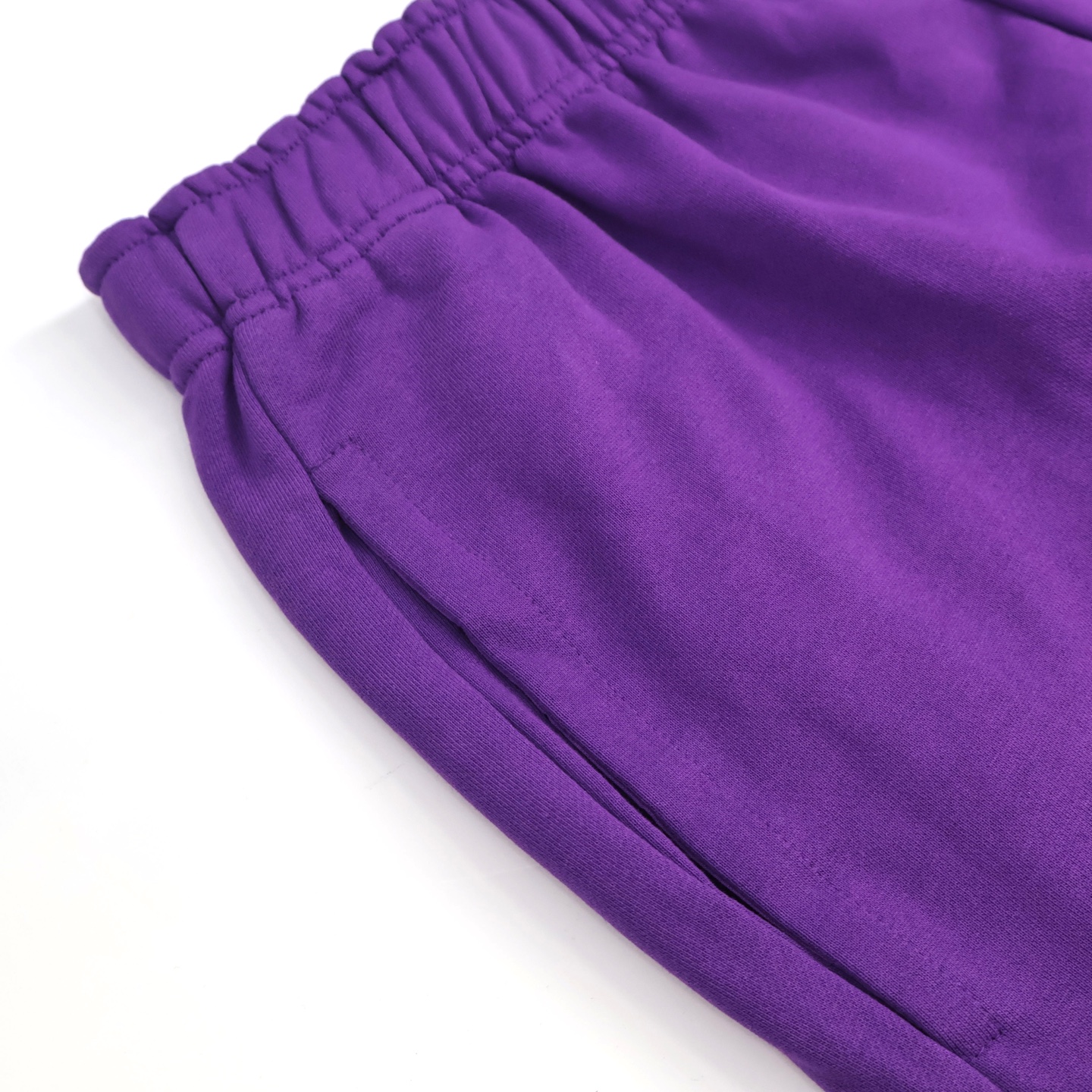 Balenciaga 巴黎世家  刺绣圆环松紧腰运动裤 短裤 裤子 休闲裤 紫色 白色 A2 