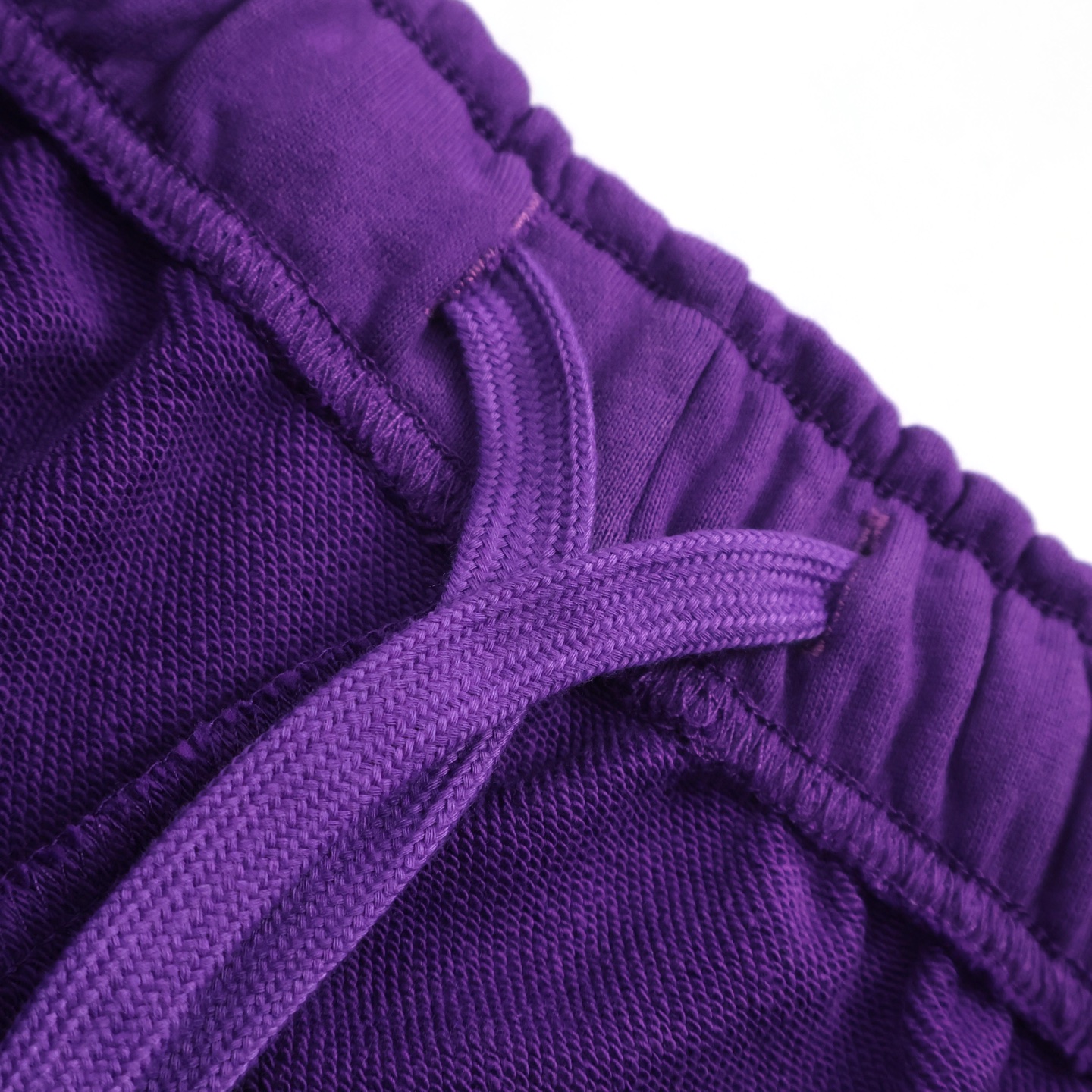 Balenciaga 巴黎世家  刺绣圆环松紧腰运动裤 短裤 裤子 休闲裤 紫色 白色 A2 