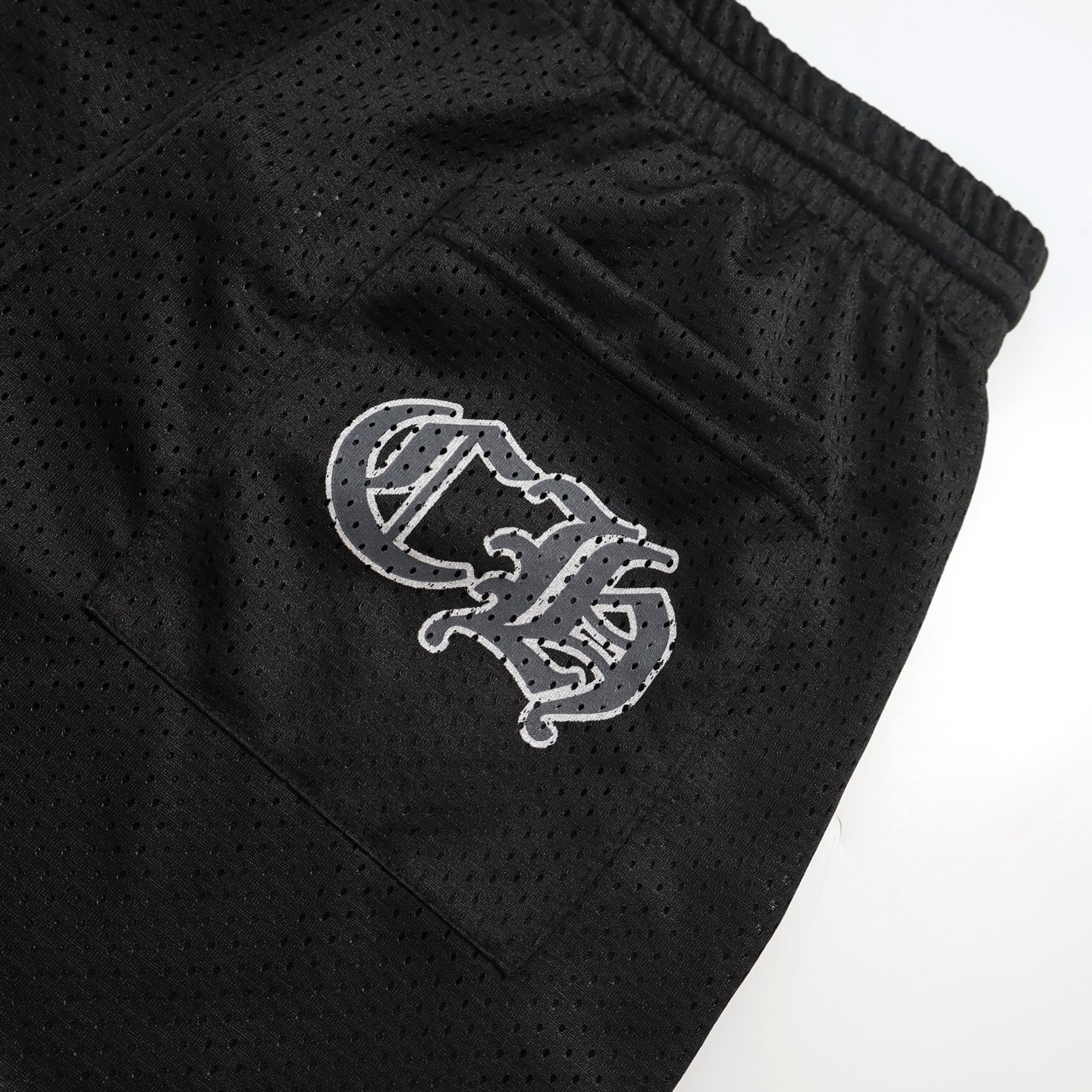 Chrome Hearts 克罗心 冰球网银松紧腰运动裤 长裤 休闲裤 黑色 A5 CH-2023-0875