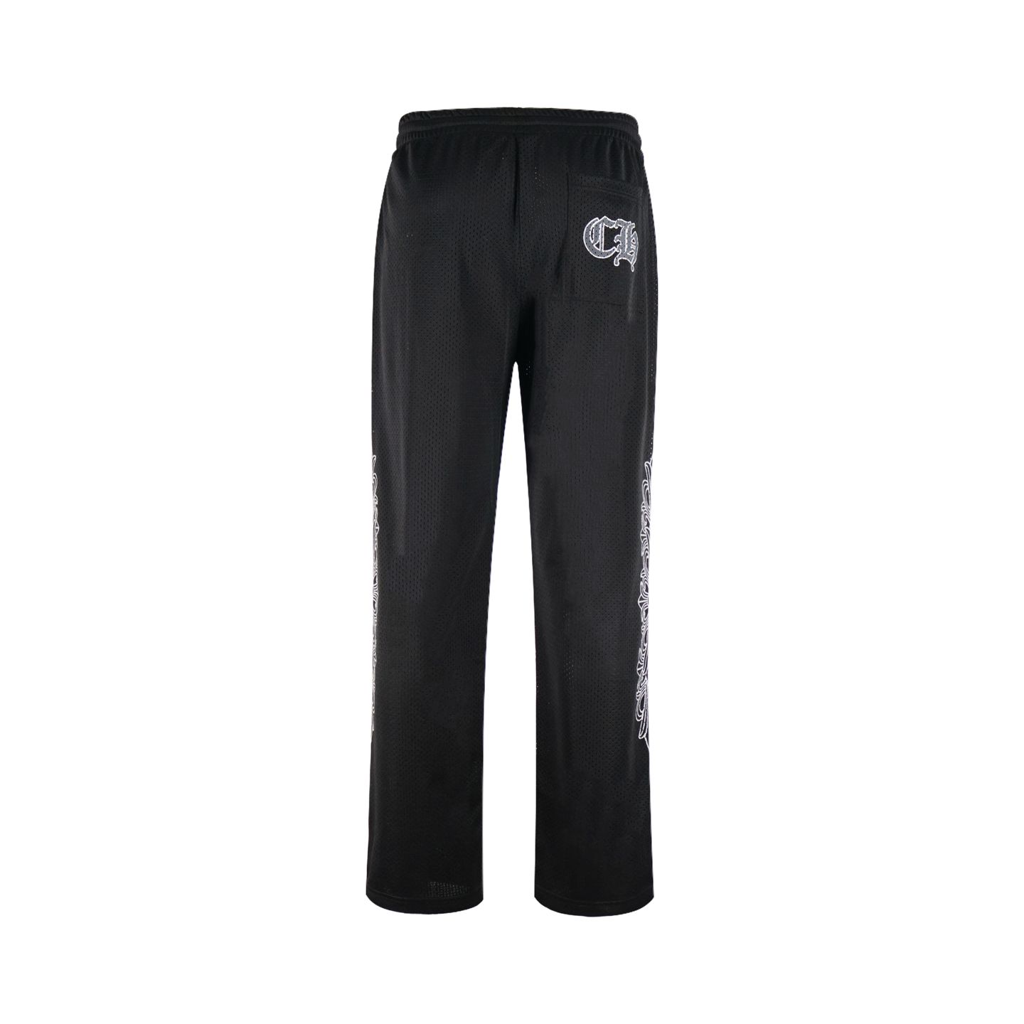 Chrome Hearts 克罗心 冰球网银松紧腰运动裤 长裤 休闲裤 黑色 A5 CH-2023-0875