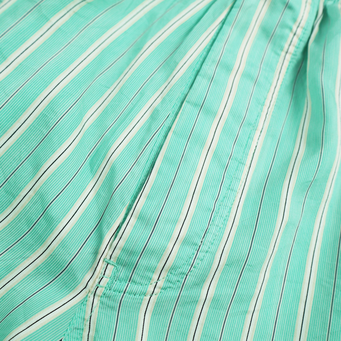 Balenciaga 巴黎世家 竖条纹松紧腰运动裤 长裤 裤子 休闲裤 绿色 A5 838817TSM033048