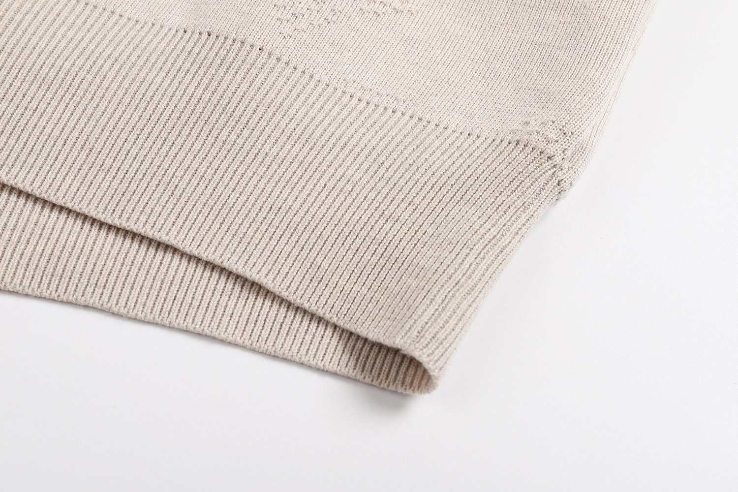 LOUIS VUITTON 路易威登 暗纹提花针织毛衣 圆领 长袖 外套 杏色 B0 