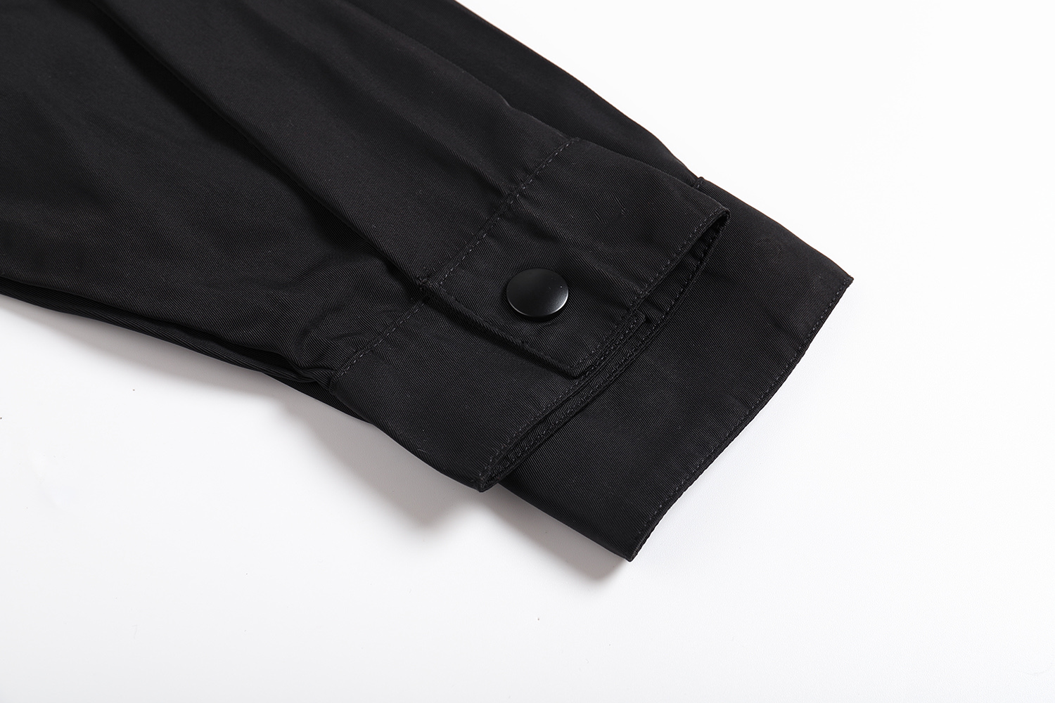 PRADA 普拉达 纯色logo徽标拉链翻领夹克 长袖 外套 黑色 A5 SC810-16HH-F0002-S-OOO