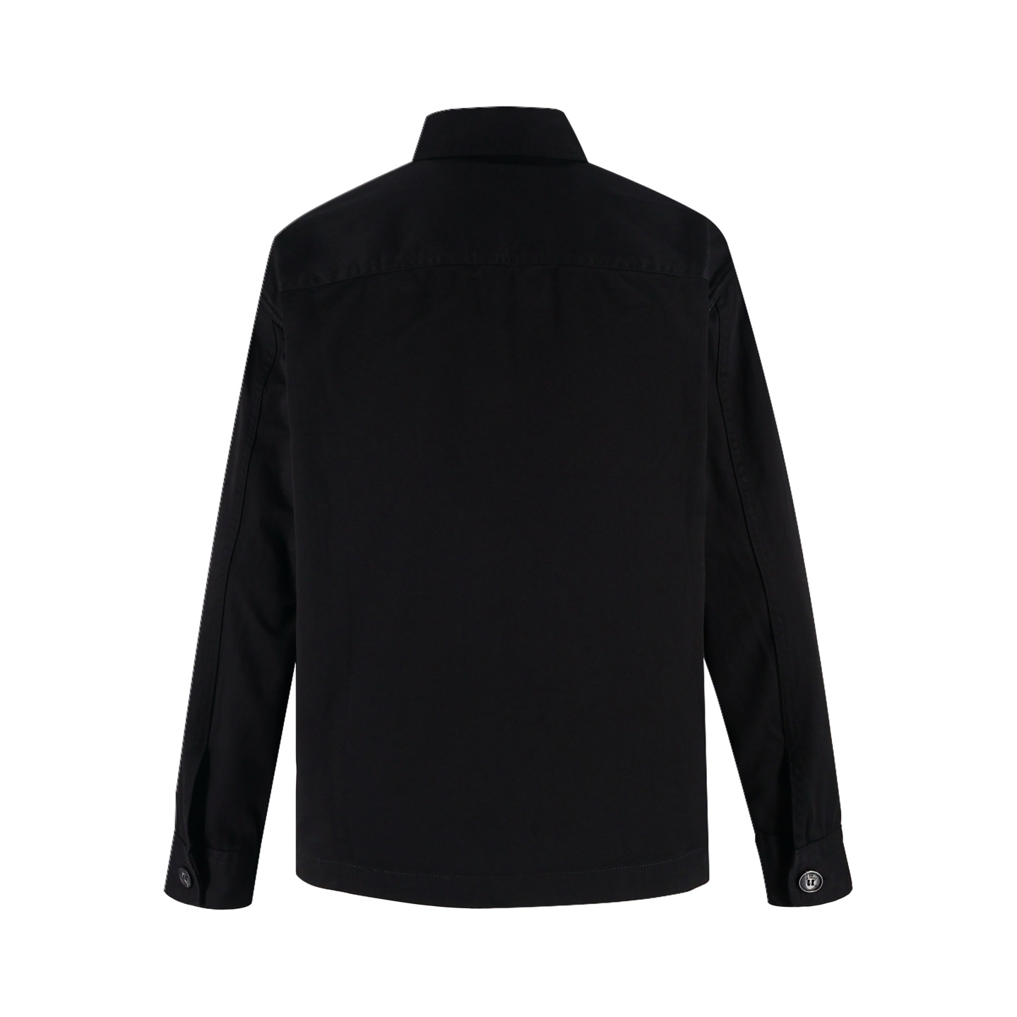 SAINT LAURENT 圣罗兰 口袋字母logo刺绣单排扣衬衫 外套 长袖 绿色 黑色 B0 838697Y253W3530