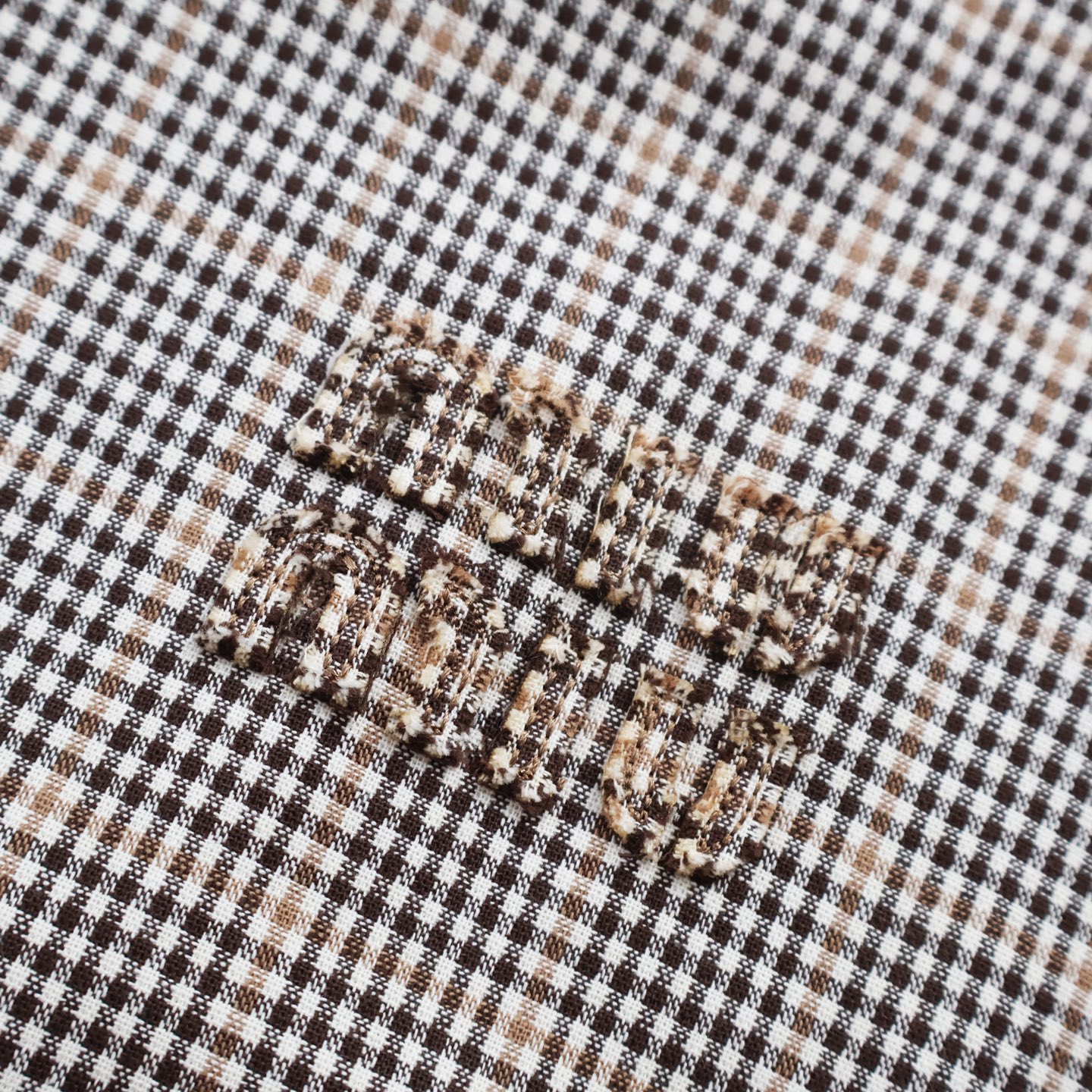 MIU MIU 缪缪 logo徽标格纹翻领拉链飞行员夹克 外套 长袖 C0 ML1181-16Q8-F0324-S-OOO