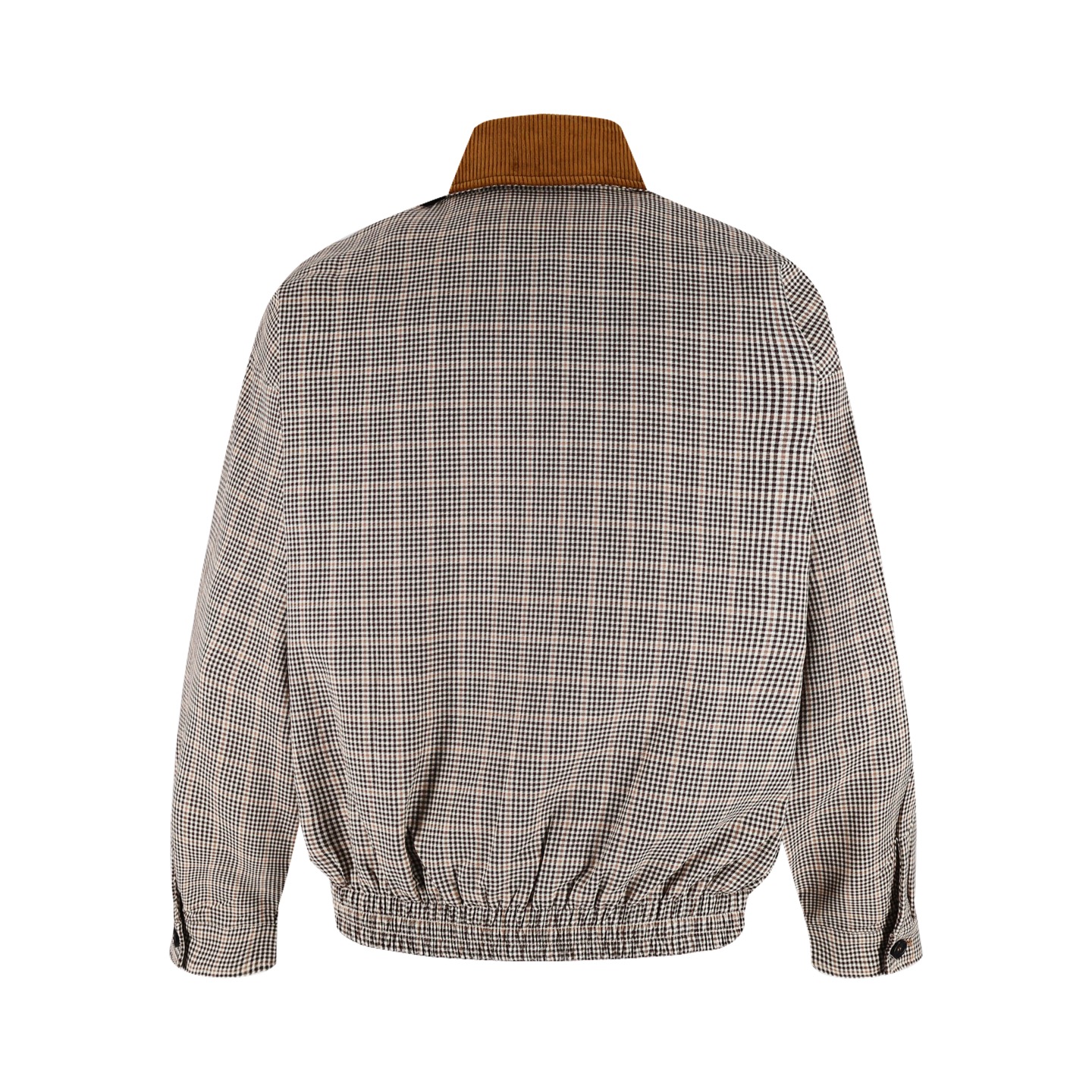 MIU MIU 缪缪 logo徽标格纹翻领拉链飞行员夹克 外套 长袖 C0 ML1181-16Q8-F0324-S-OOO