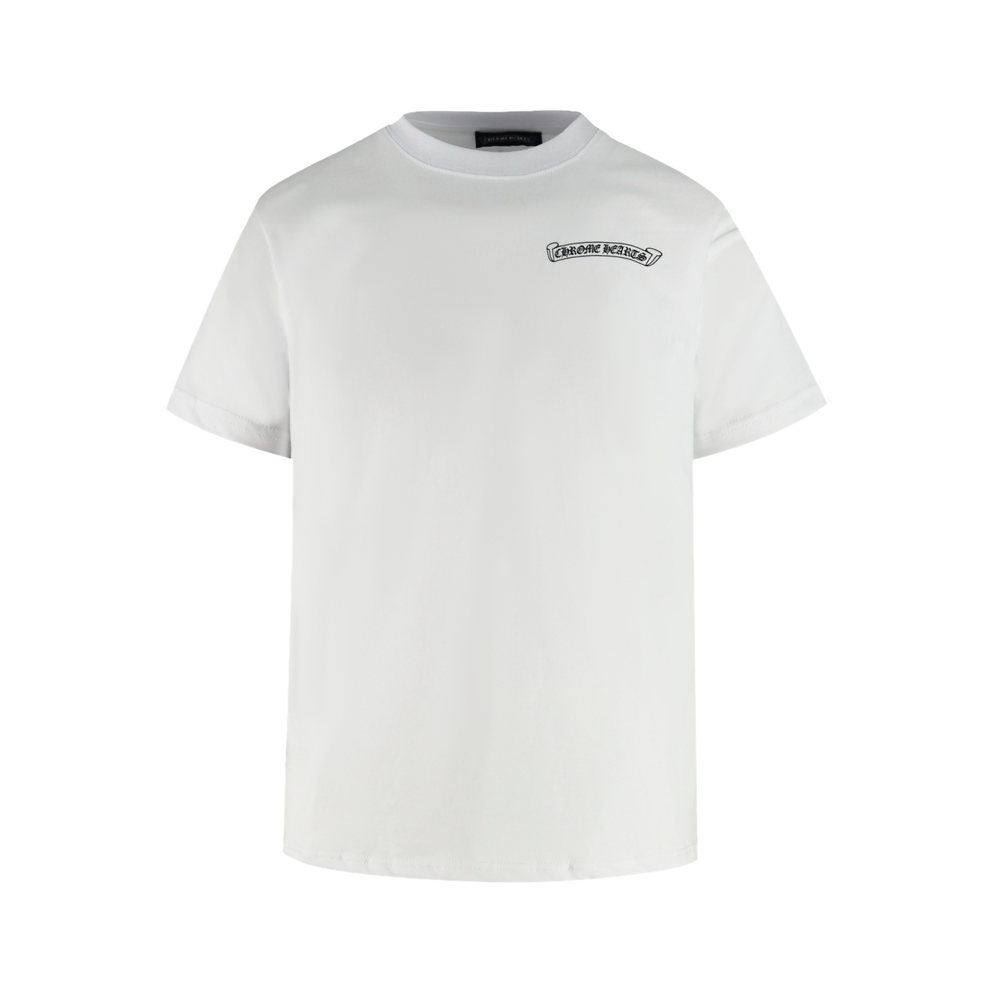 Chrome Hearts 克罗心 电视机图案字母印花 短袖 T恤 白色 A2 