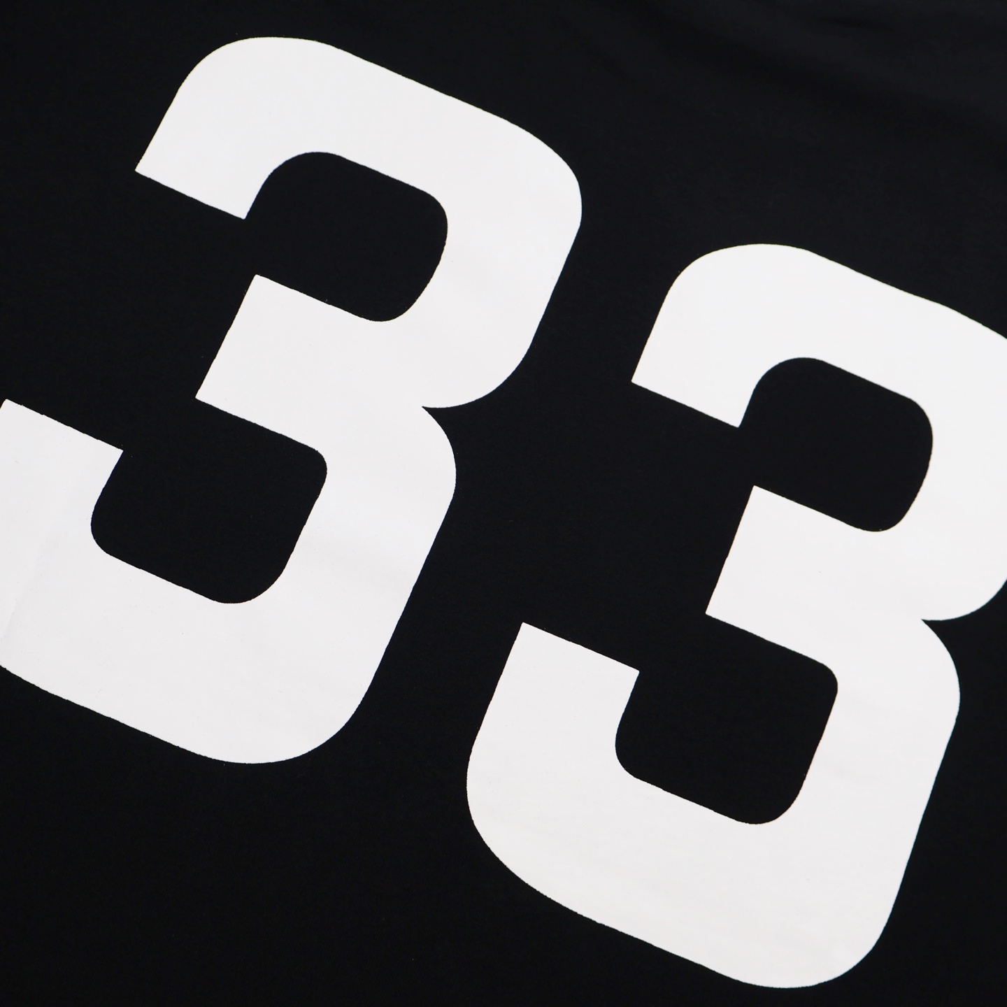 Chrome Hearts 克罗心 33号数字印花圆领 T恤 长袖 黑色 A5 040-028620