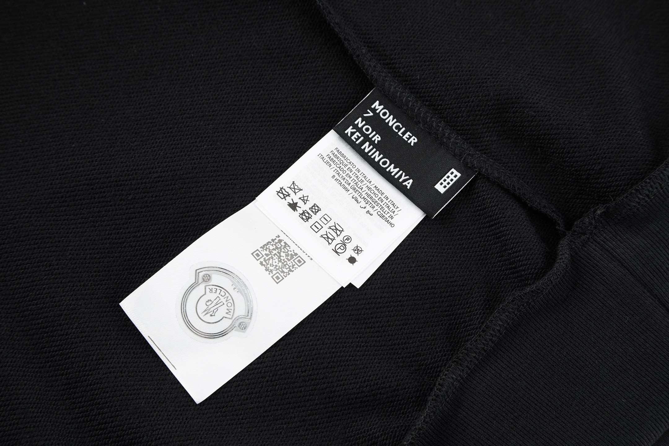 Moncler 蒙口 藤原浩联名 字母logo半拉链翻领卫衣 秋冬 外套 黑色 A5 K109U8G00004M5214999