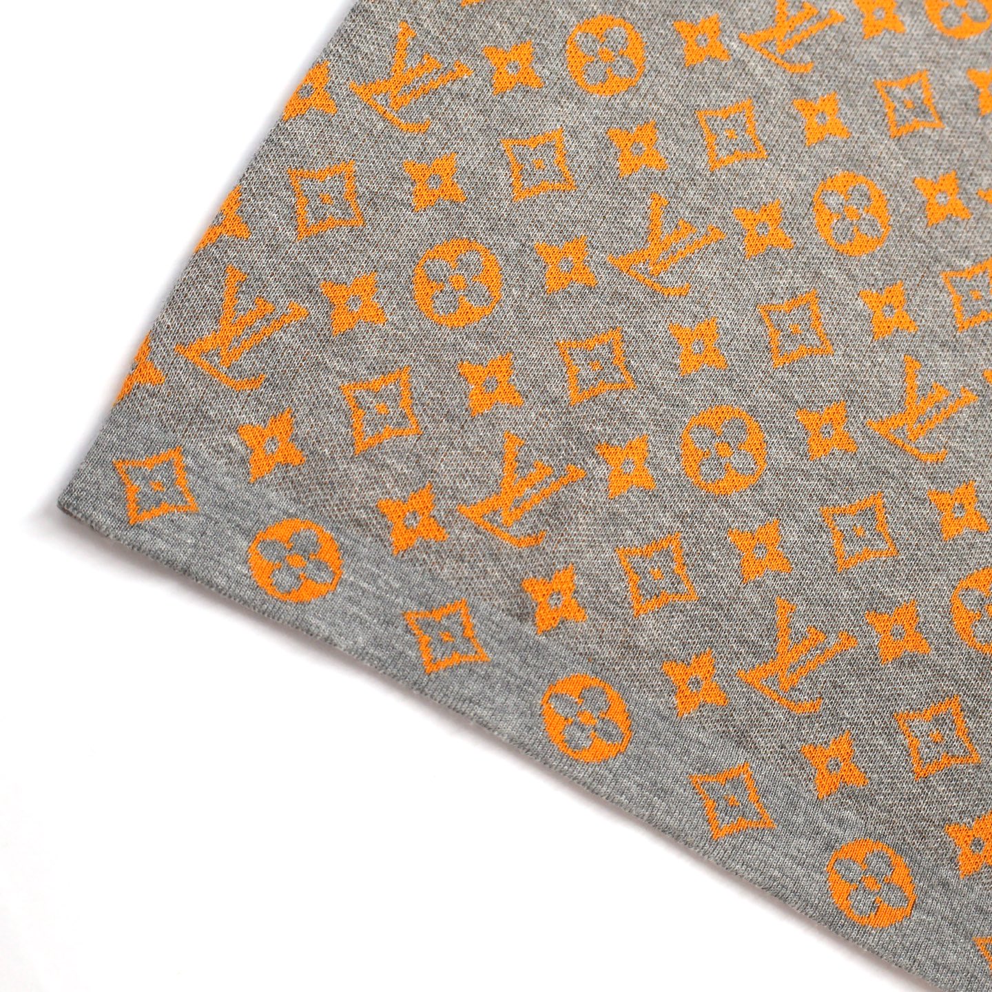 LOUIS VUITTON 路易威登 LV 橙字提花毛织 T恤 短袖 A5 1AHVPC