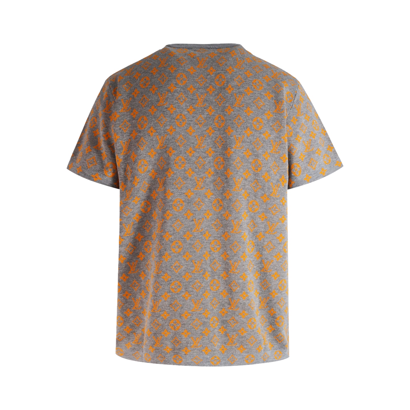 LOUIS VUITTON 路易威登 LV 橙字提花毛织 T恤 短袖 A5 1AHVPC