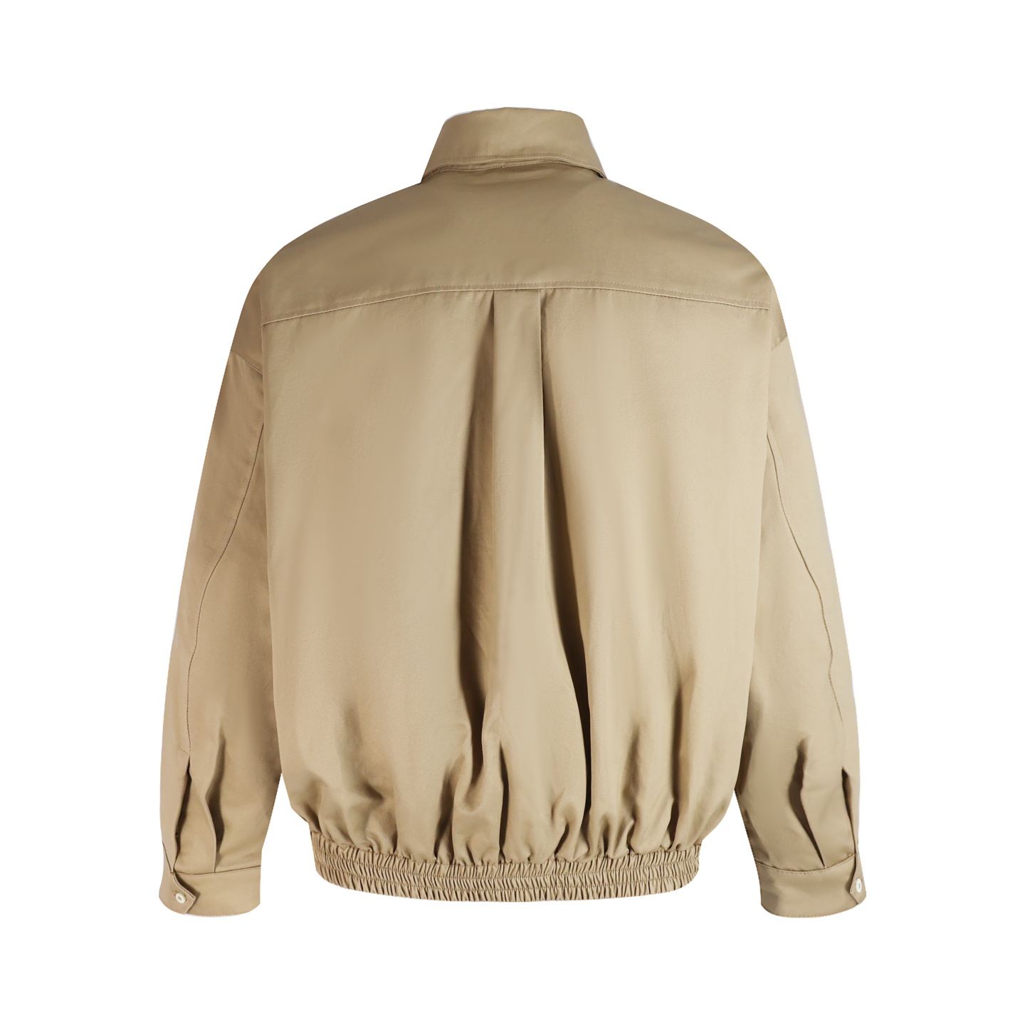 MIU MIU 缪缪 纯色logo徽标翻领夹克 外套 长袖 卡其色 C0 ML1264-1UPX-F0065-S-OOO