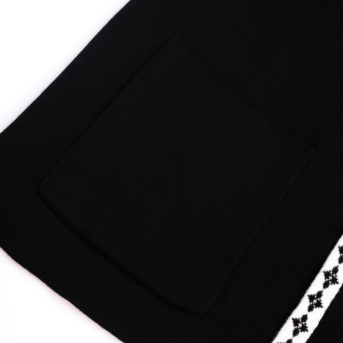 LOUIS VUITTON 路易威登 学院风针织毛衣 夹克 外套 黑色 C0 1AGTLO