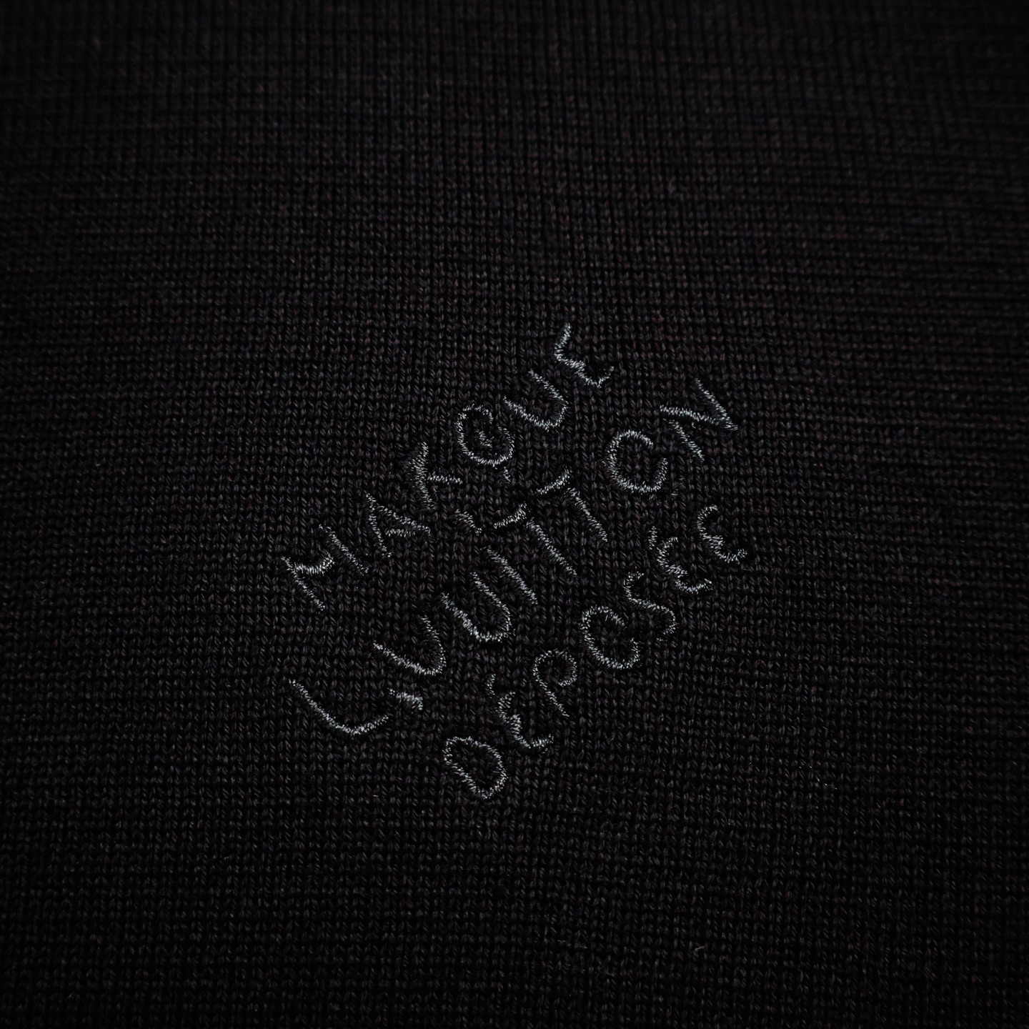 LOUIS VUITTON 路易威登 学院风针织毛衣 夹克 外套 黑色 C0 1AGTLO