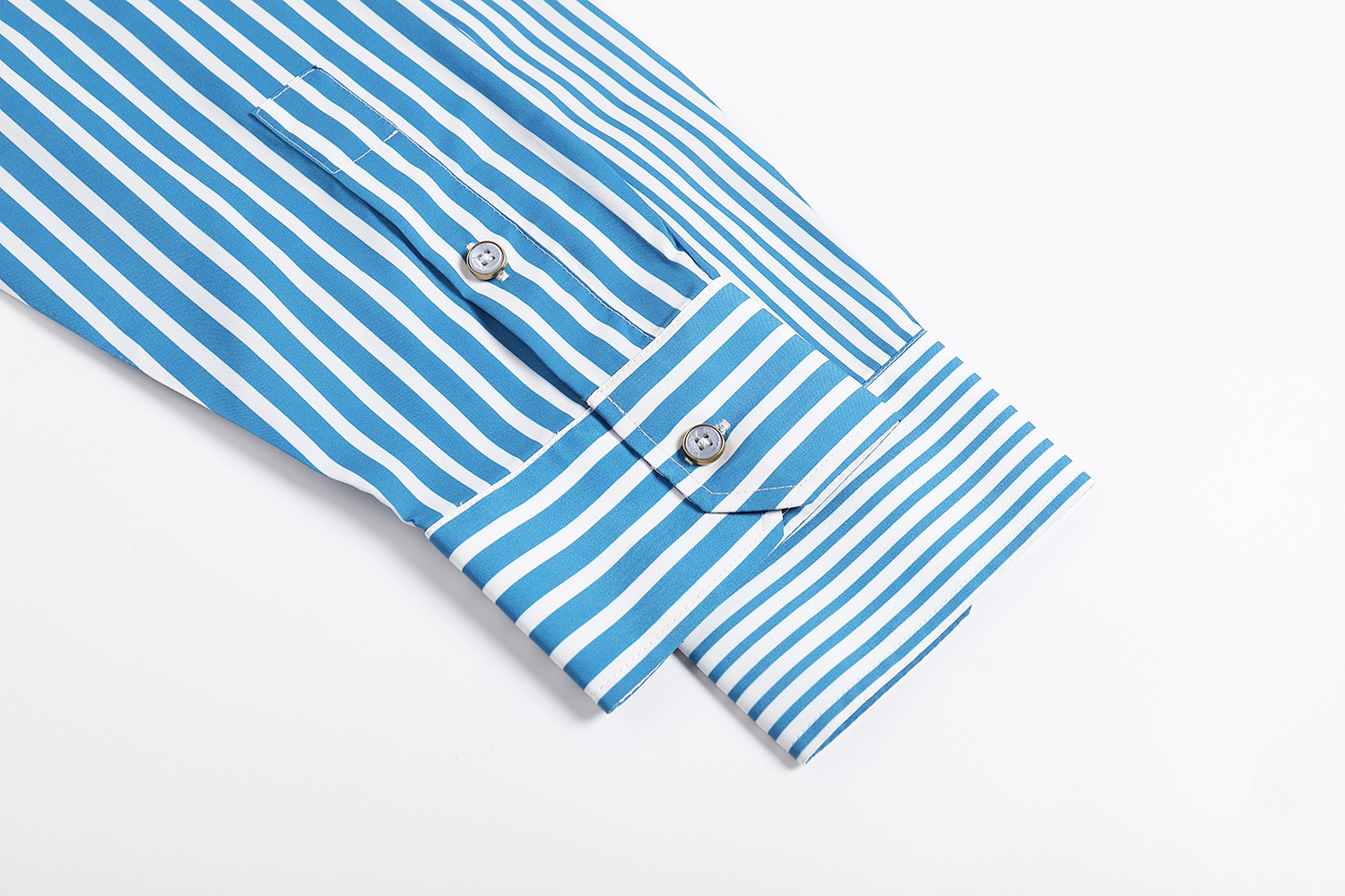 LOUIS VUITTON 路易威登 拼接条纹衬衫 外套 蓝色 A5 1AHVWM