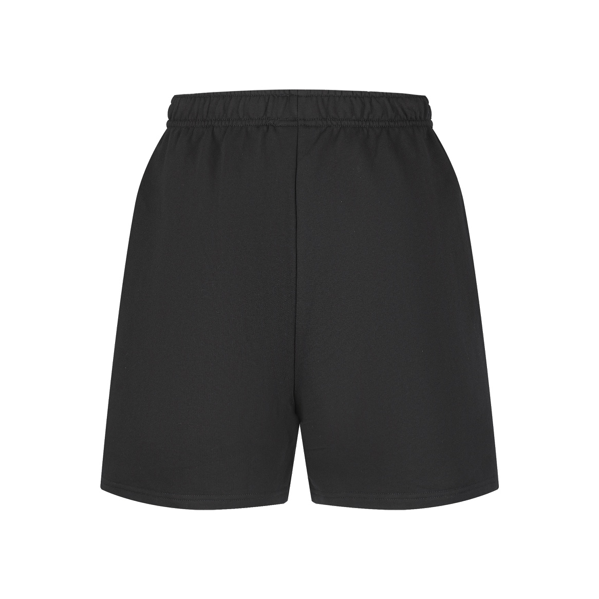 Balenciaga 巴黎世家 镜像刺绣字母logo松紧腰运动裤 短裤 裤子 休闲裤 黑色 A2 