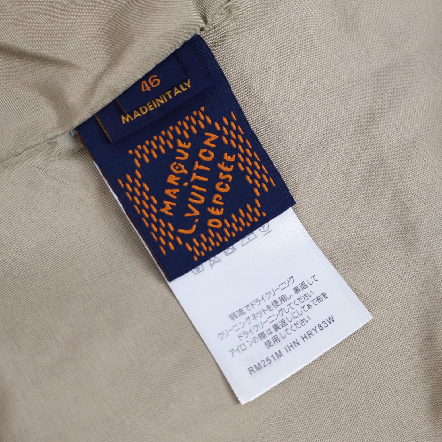 LOUIS VUITTON 路易威登 樱花刺绣牛仔外套 夹克 长袖 蓝色 C0