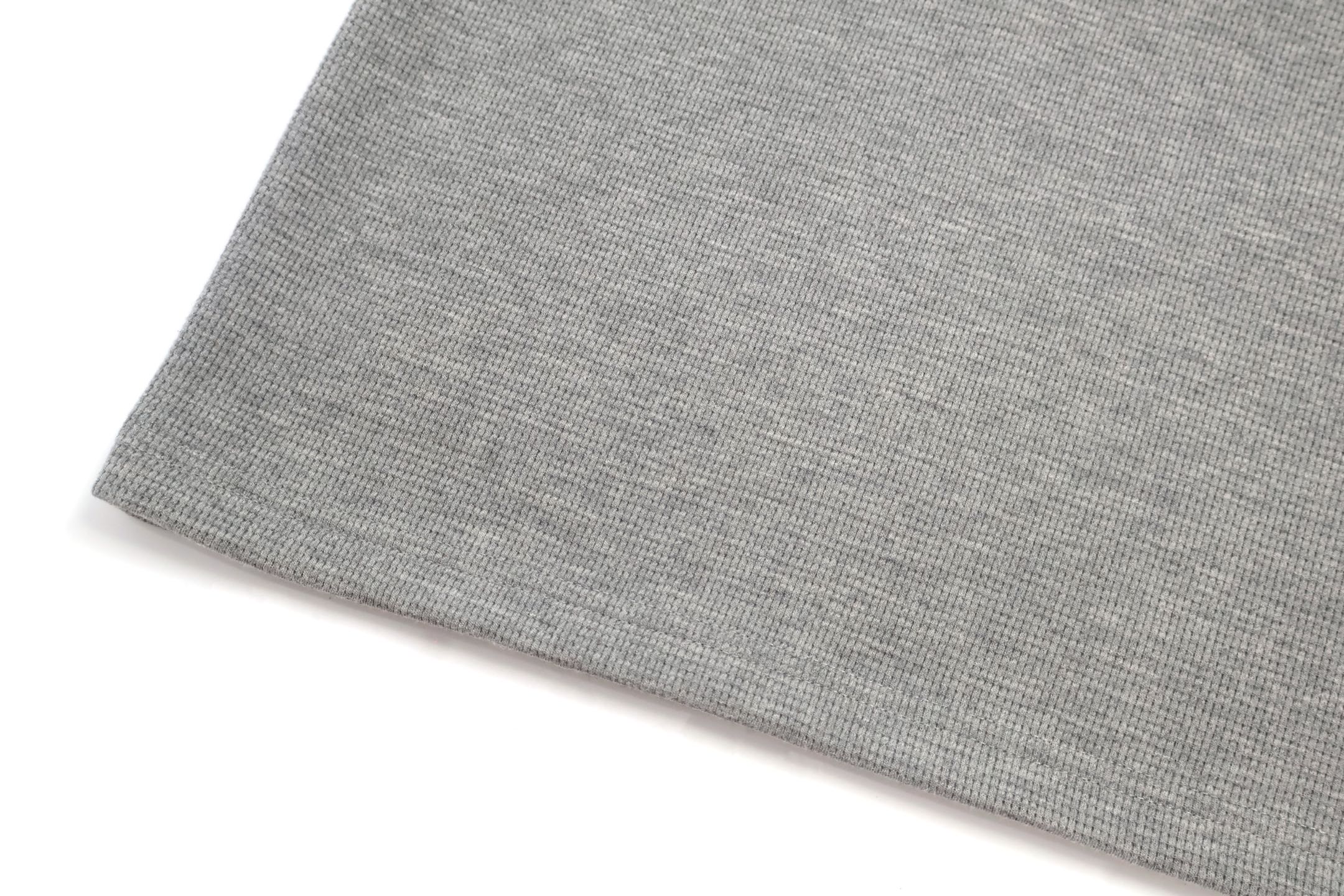 Chrome Hearts 克罗心 亨利领十字架贴标华夫格T恤 卫衣 长袖 灰色 黑色 A5 