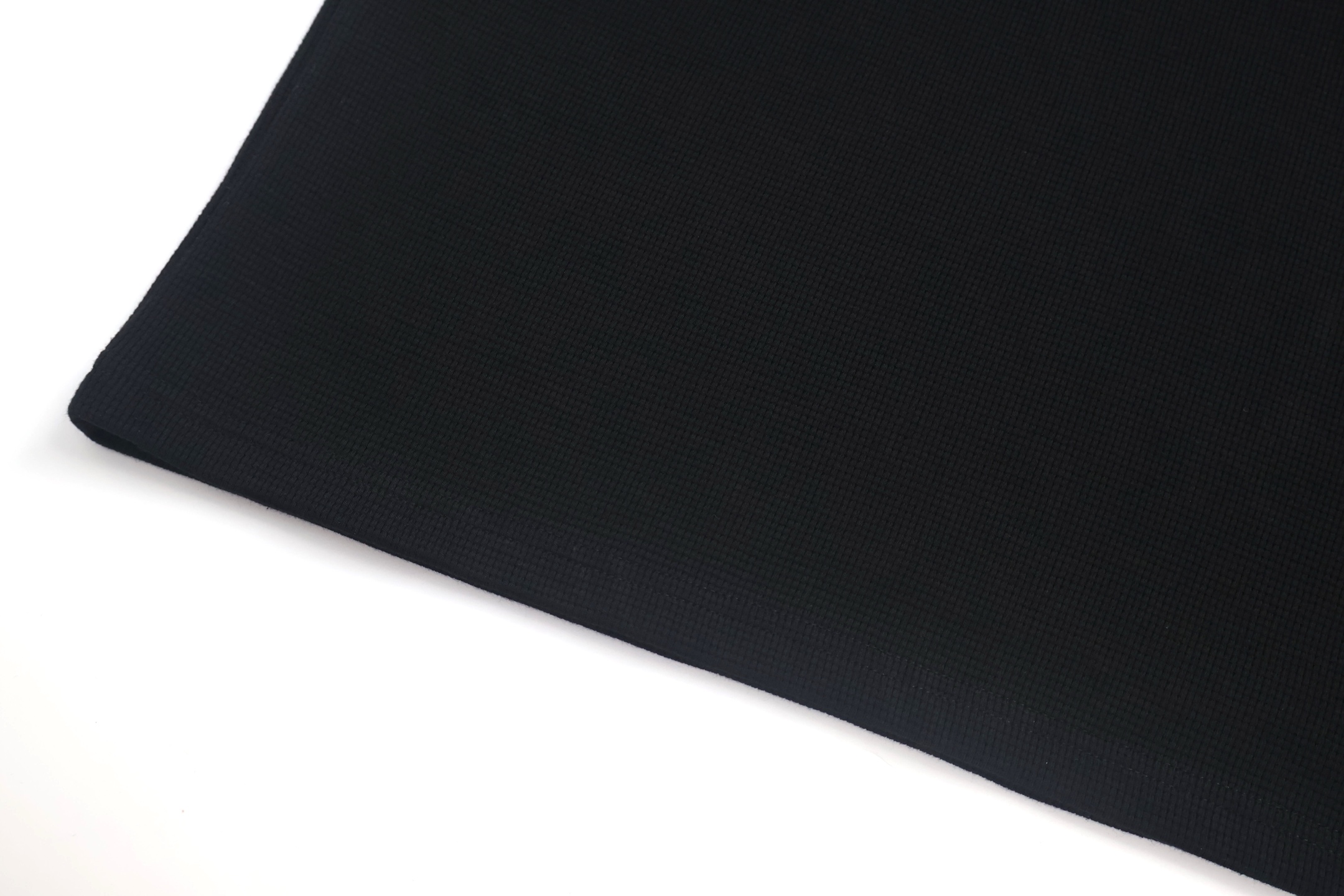 Chrome Hearts 克罗心 亨利领十字架贴标华夫格T恤 卫衣 长袖 灰色 黑色 A5 