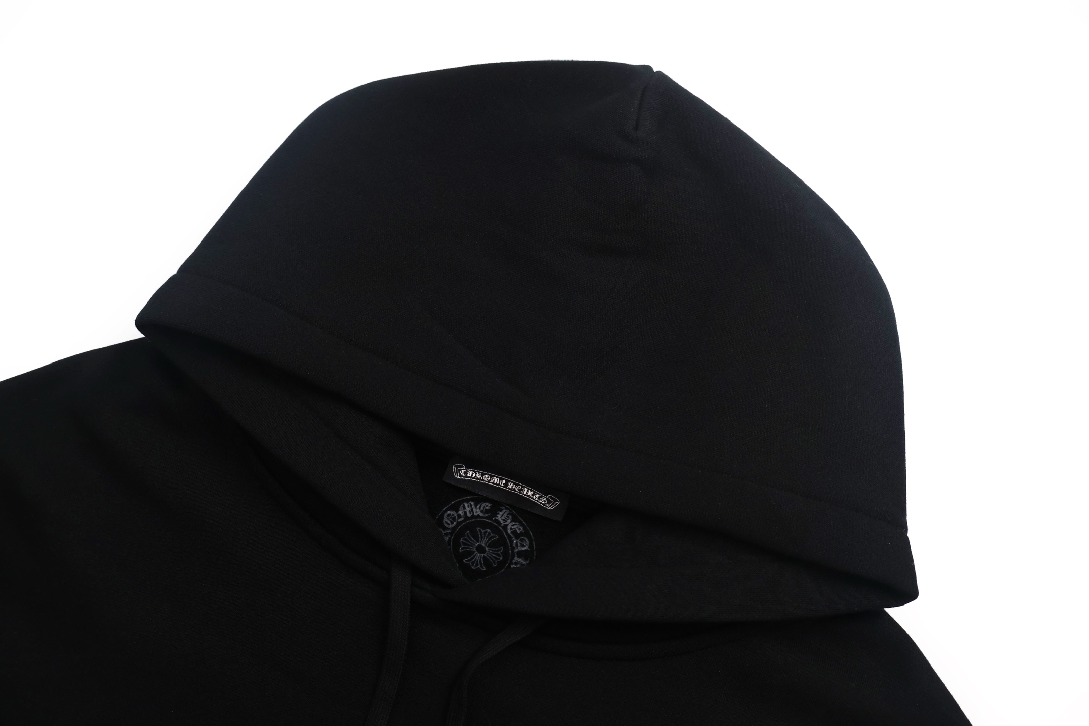 Chrome Hearts 克罗心 大马蹄图案印花连帽卫衣 外套 长袖 黑色 A5